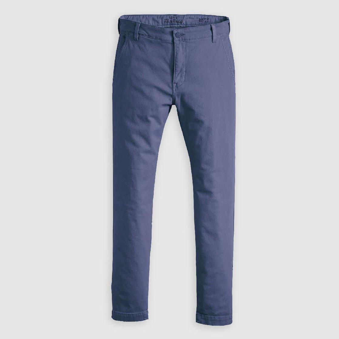 Levis Men's Slim Chinos - Crown Blue Shdy - 30W S