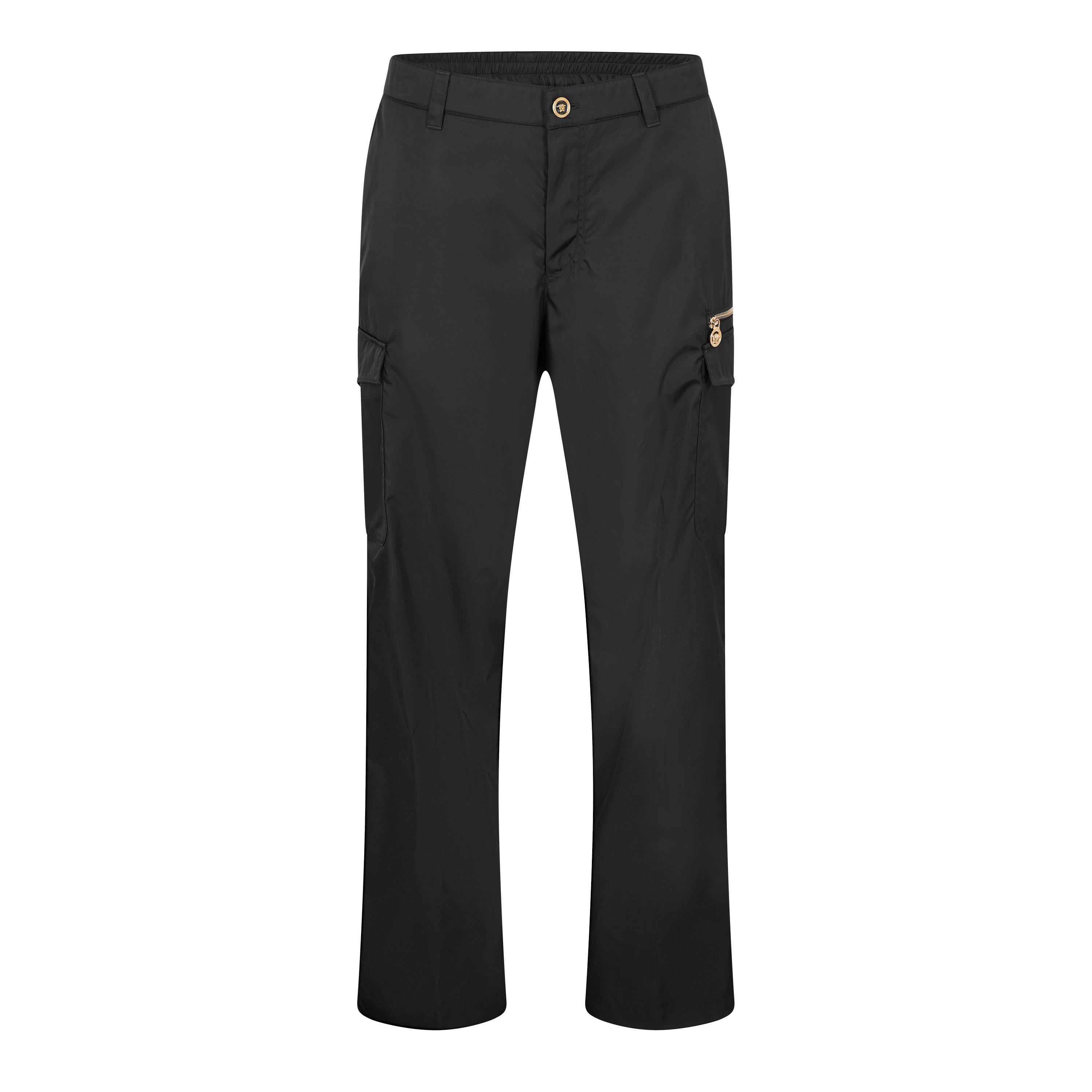 Versace Men's TechTw Cargo Trousers - Black - L