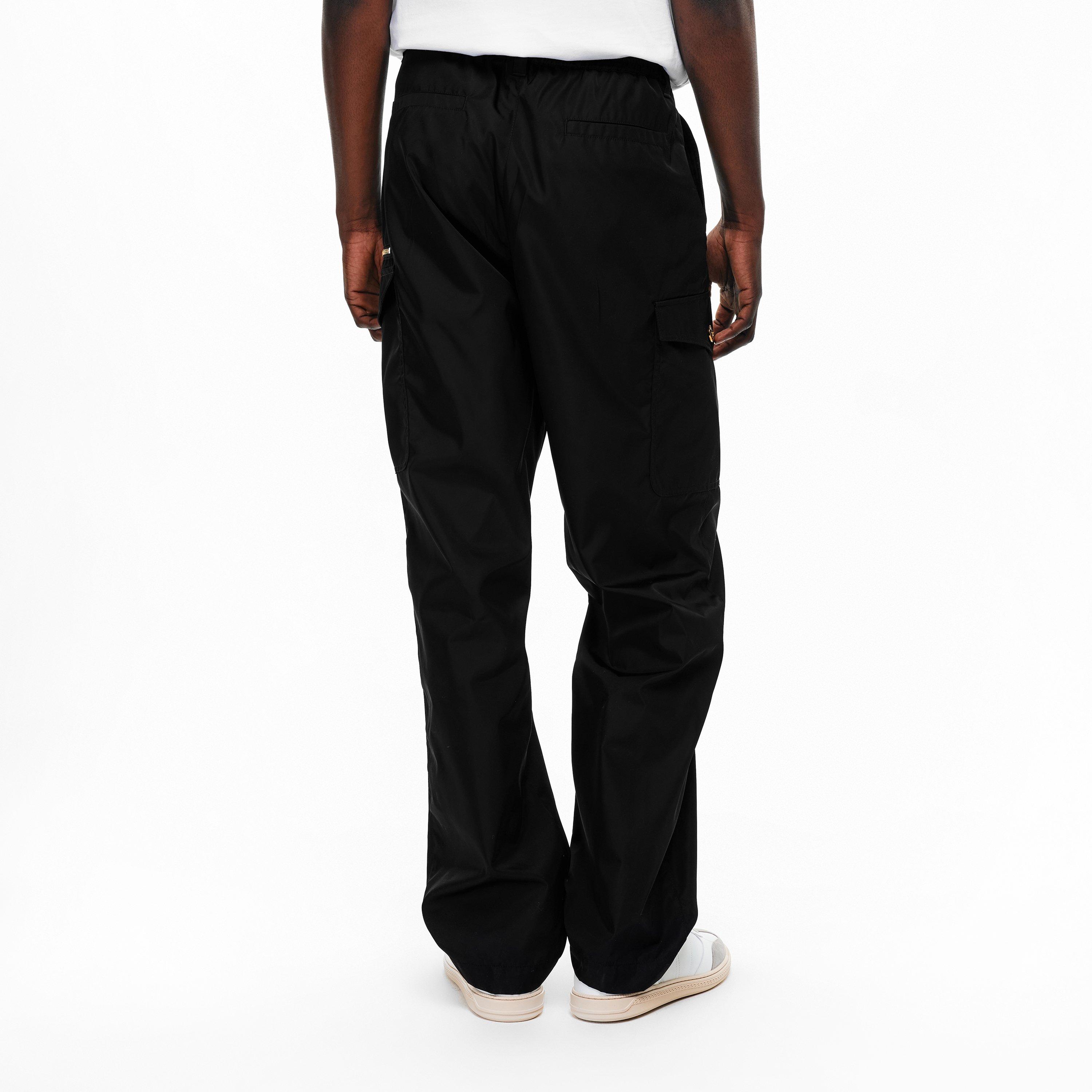Black - Versace - Men's TechTw Cargo Trousers - 4