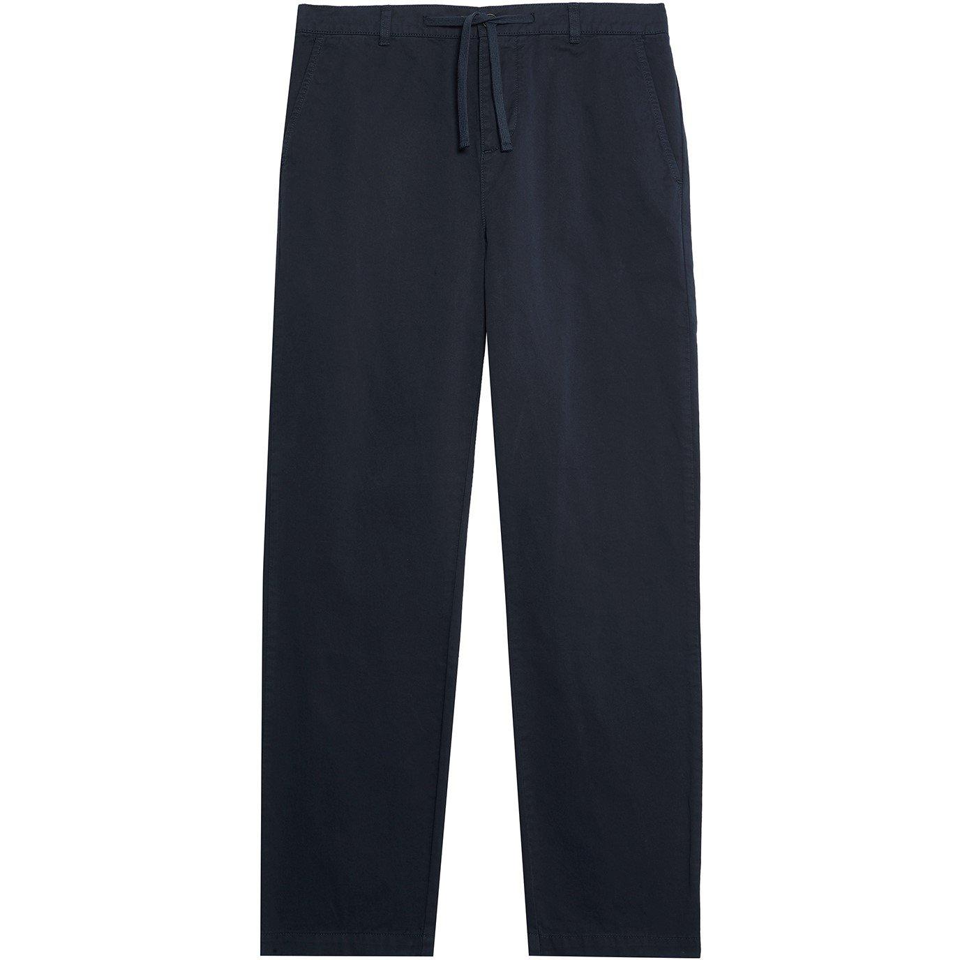 Dark Navy - Lyle and Scott - Men's Tapered Chinos - 1