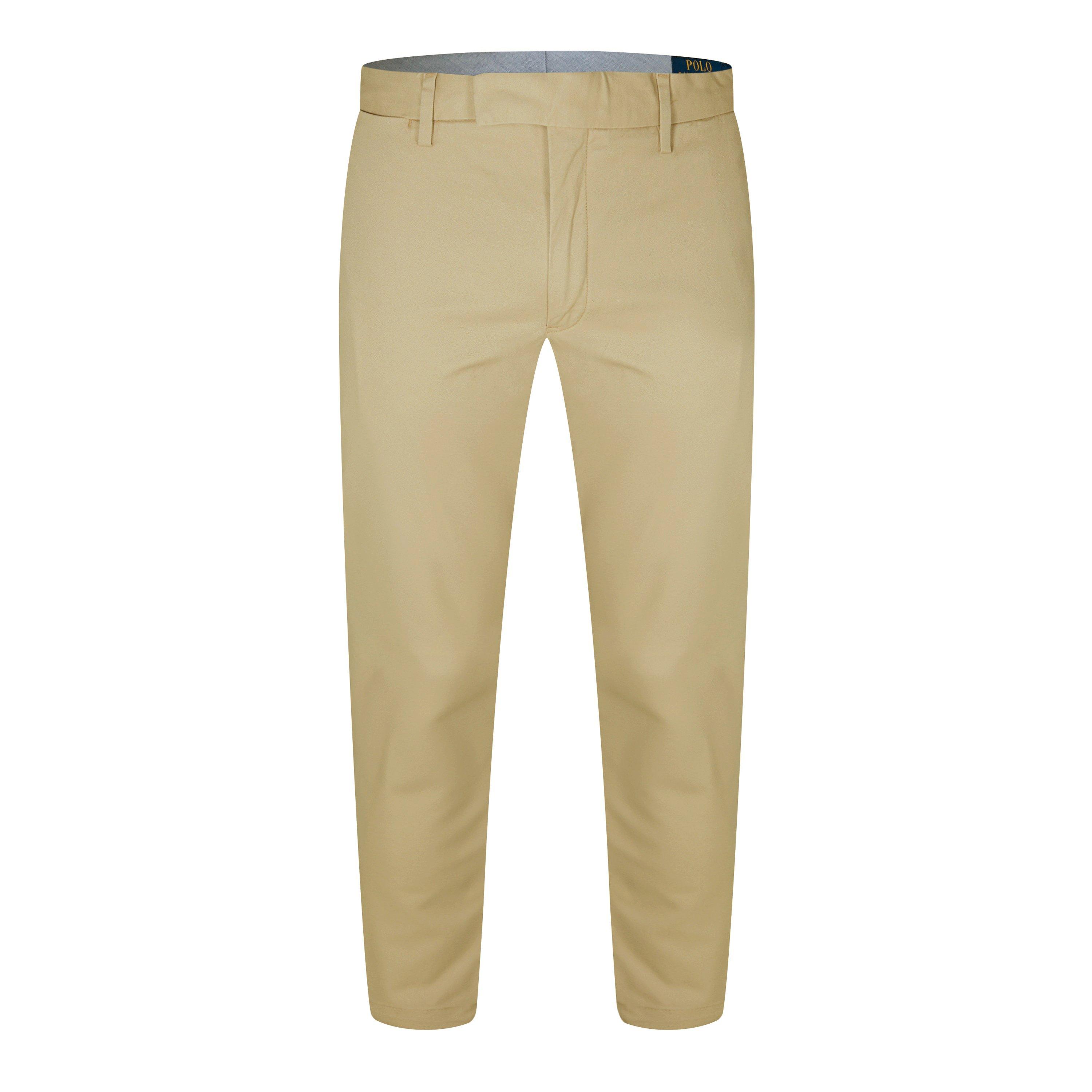 Polo Ralph Lauren Men's Classic Khaki Flat Chino Trousers - 32W L