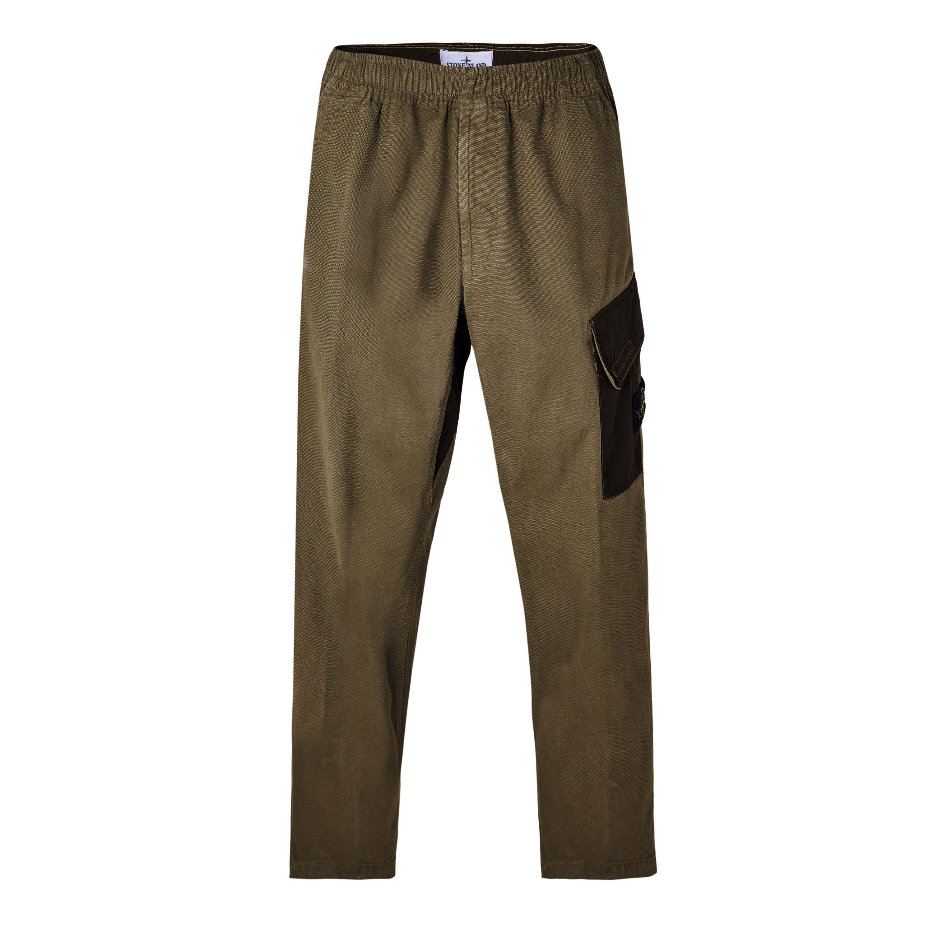 Stone Island SI PANAMA TROUSERS - Mil Green V005G - M