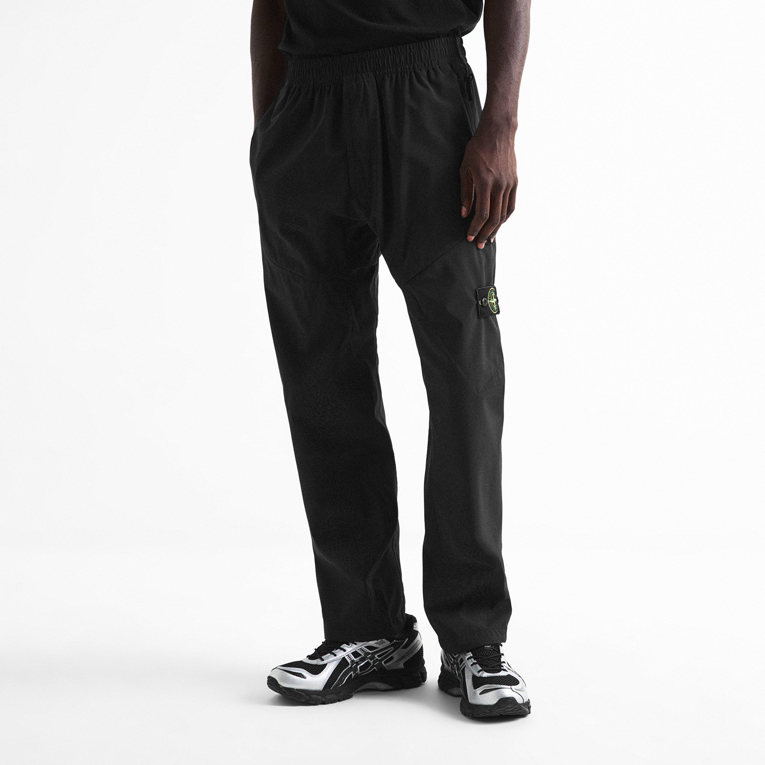 Black V0029 - Stone Island - Stone Sft Shell Pant Sn64 - 3