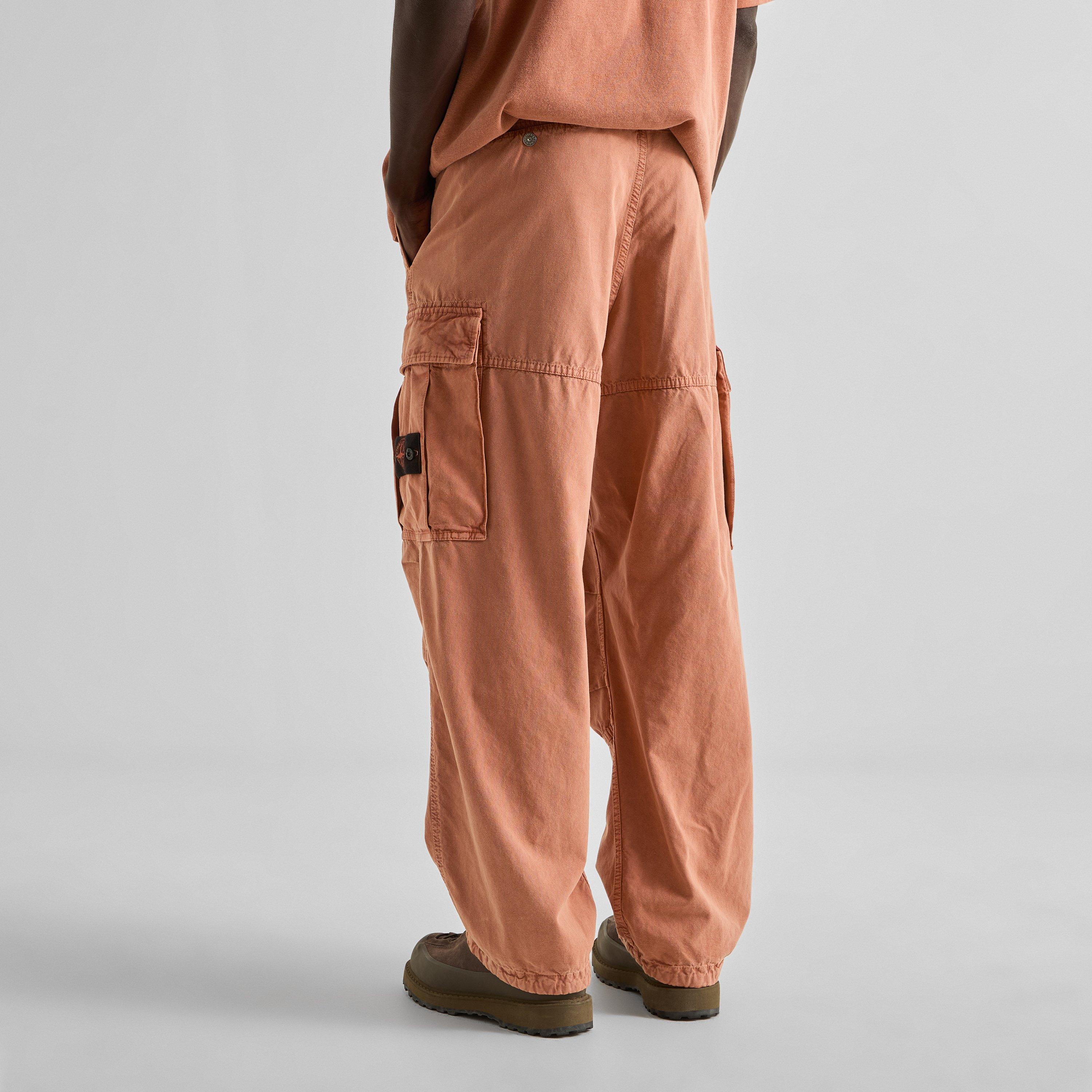 Brick Red V0015 - Stone Island - Men's Cargo Trousers - 4