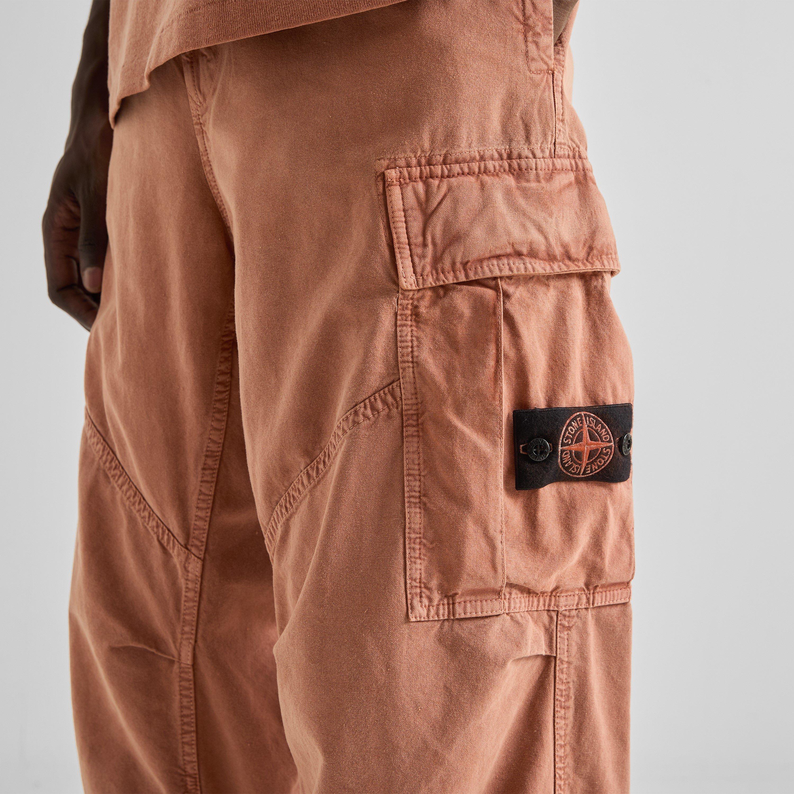 Brick Red V0015 - Stone Island - Men's Cargo Trousers - 5