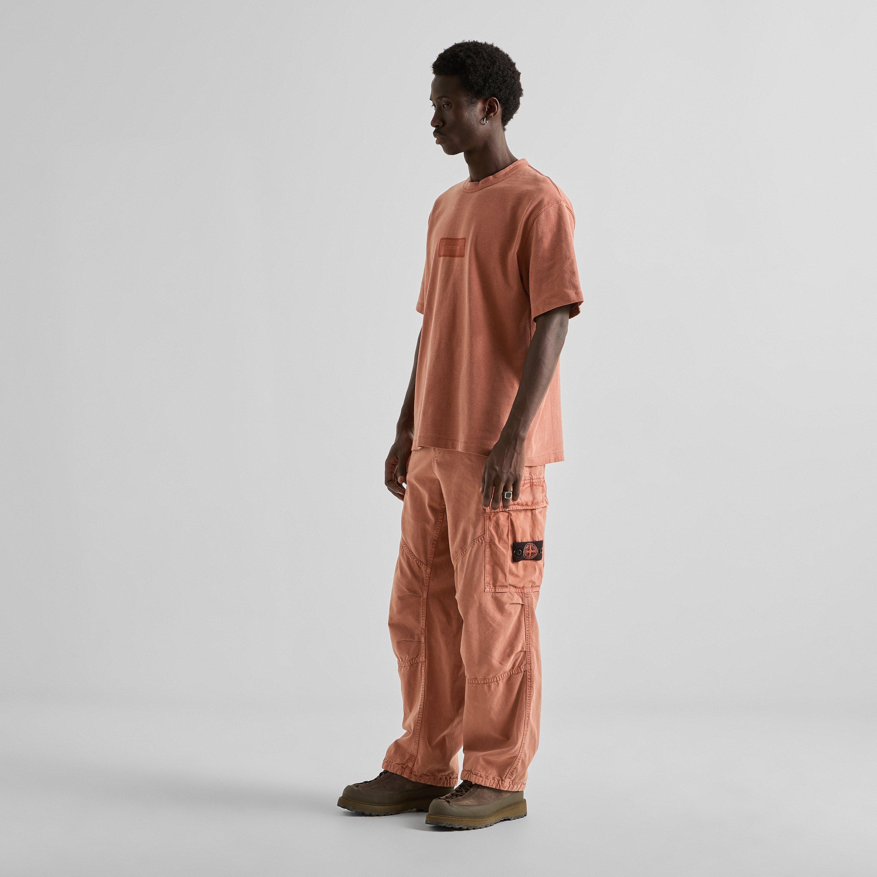 Brick Red V0015 - Stone Island - Men's Cargo Trousers - 6