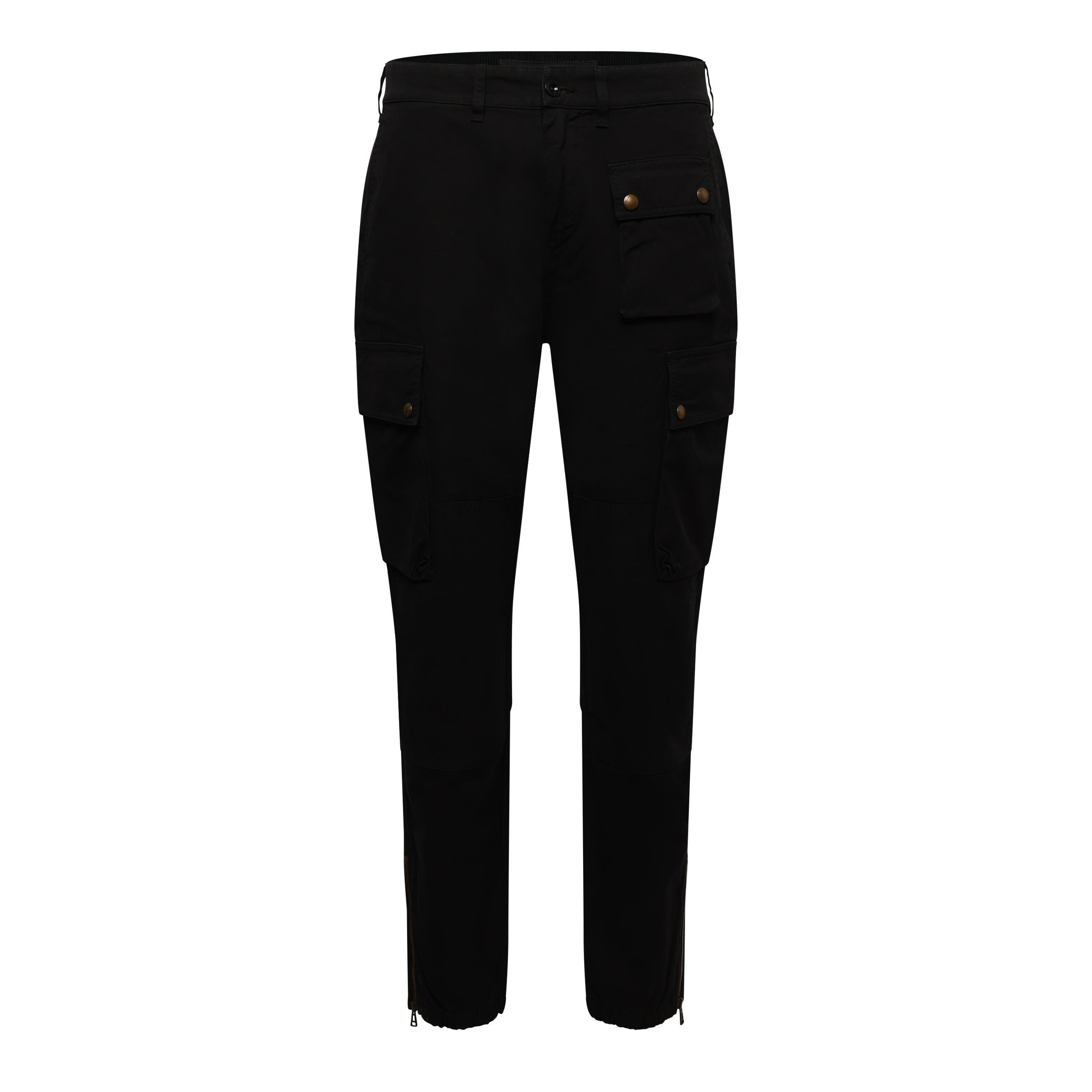 Black - Belstaff - Men's Trialmaster Cargo Trousers - 1