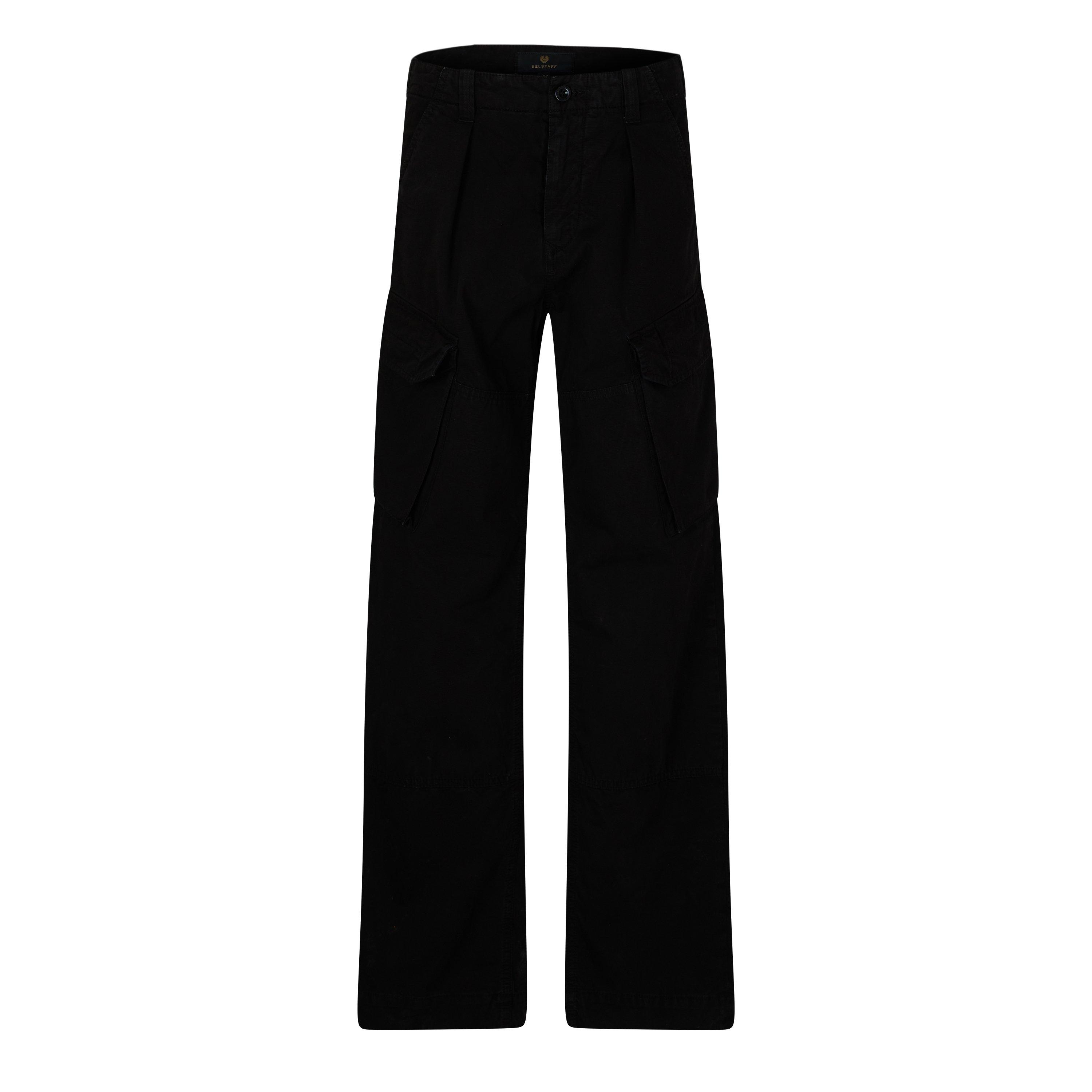 Black - Belstaff - Men's Stanham Cargo Trousers - 1