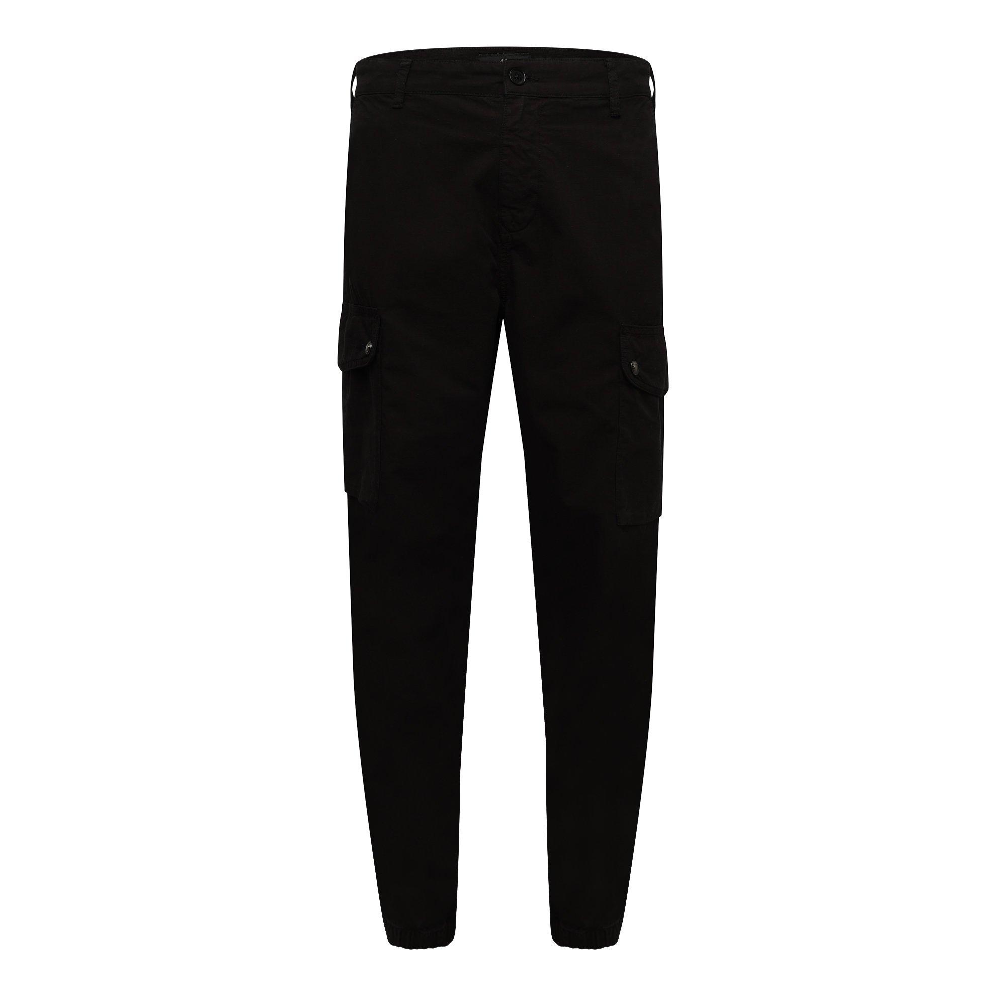 Black - Belstaff - Men's Command Cargo Trousers - 1
