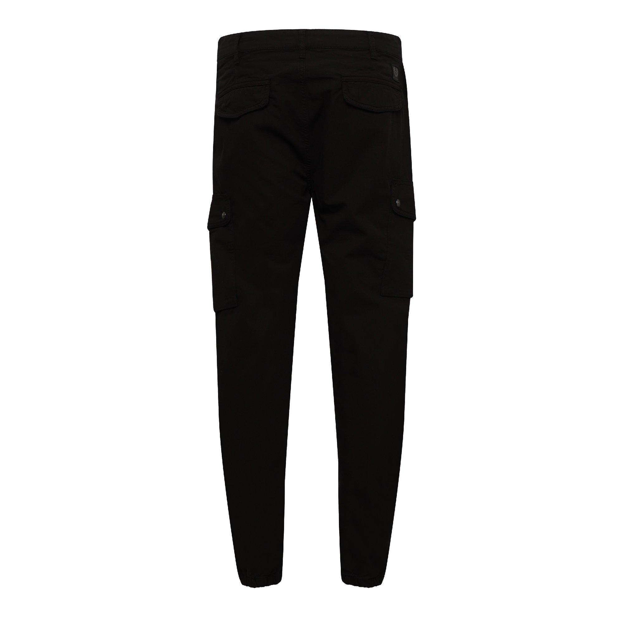 Black - Belstaff - Men's Command Cargo Trousers - 2