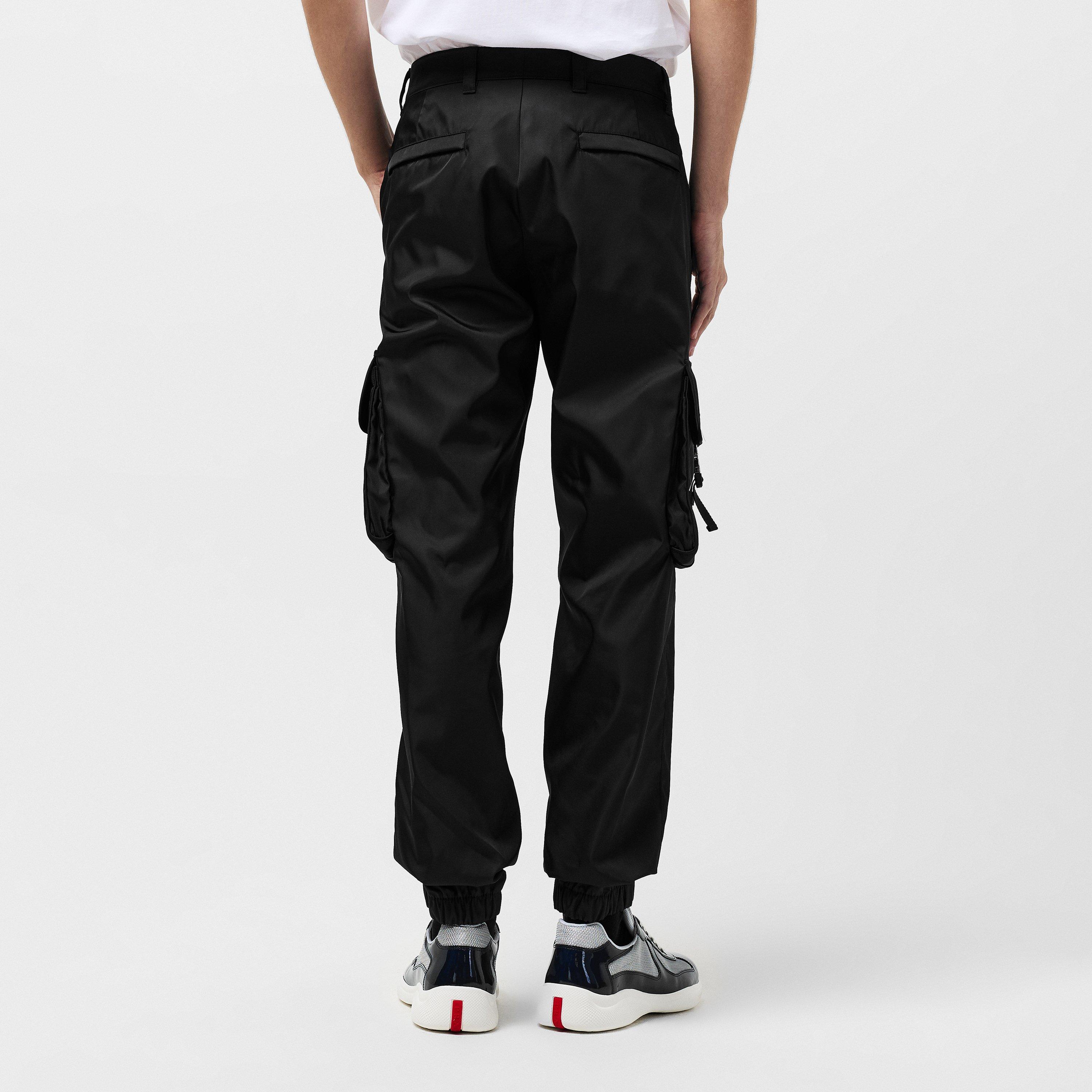 LALA　PRADA Renylon Cargo Pants LALA PRADA Renylon Cargo Pants Prada Men's' Re-Nylon Cargo Pants