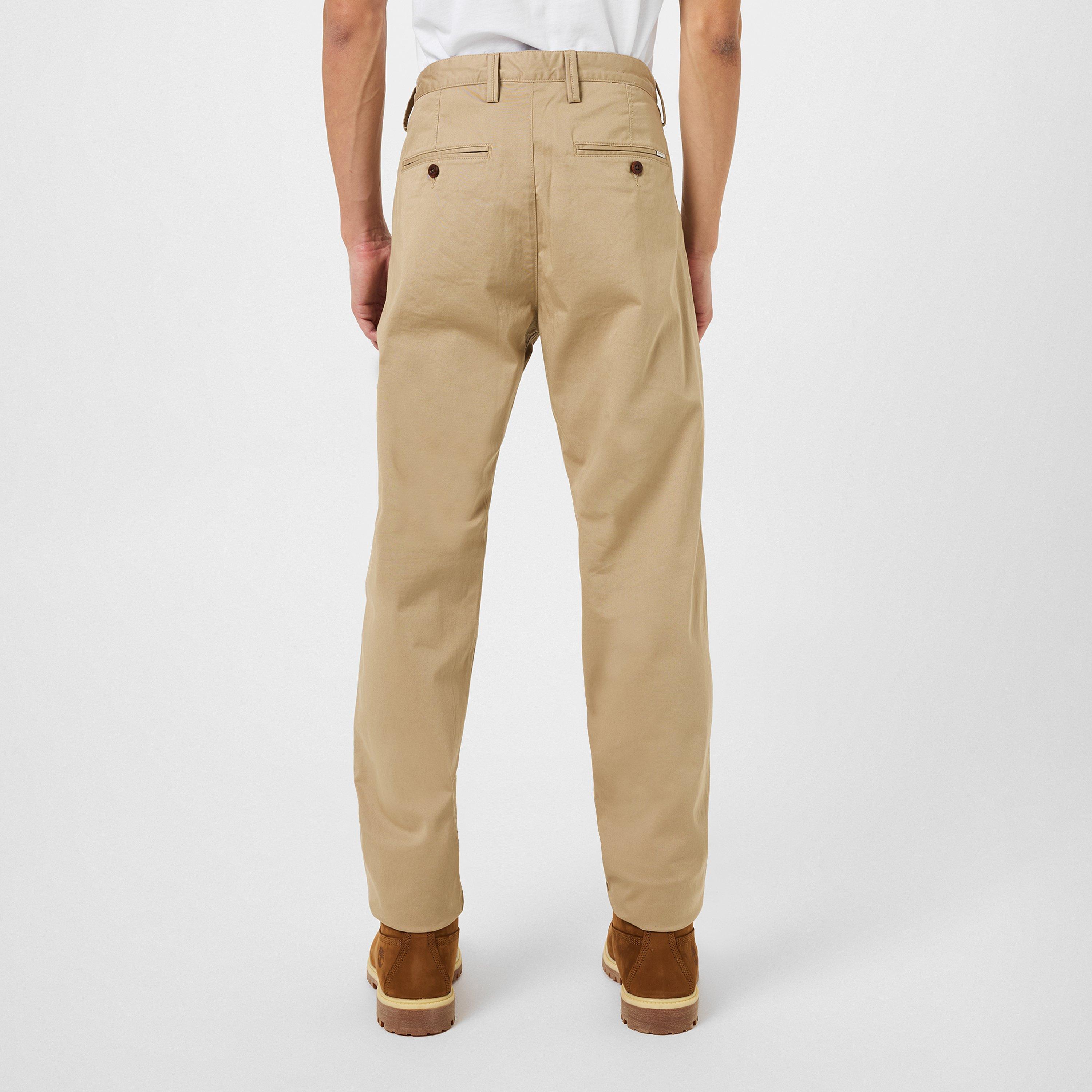 Dark Khaki - Gant - Slim Fit Twill Chinos - 4