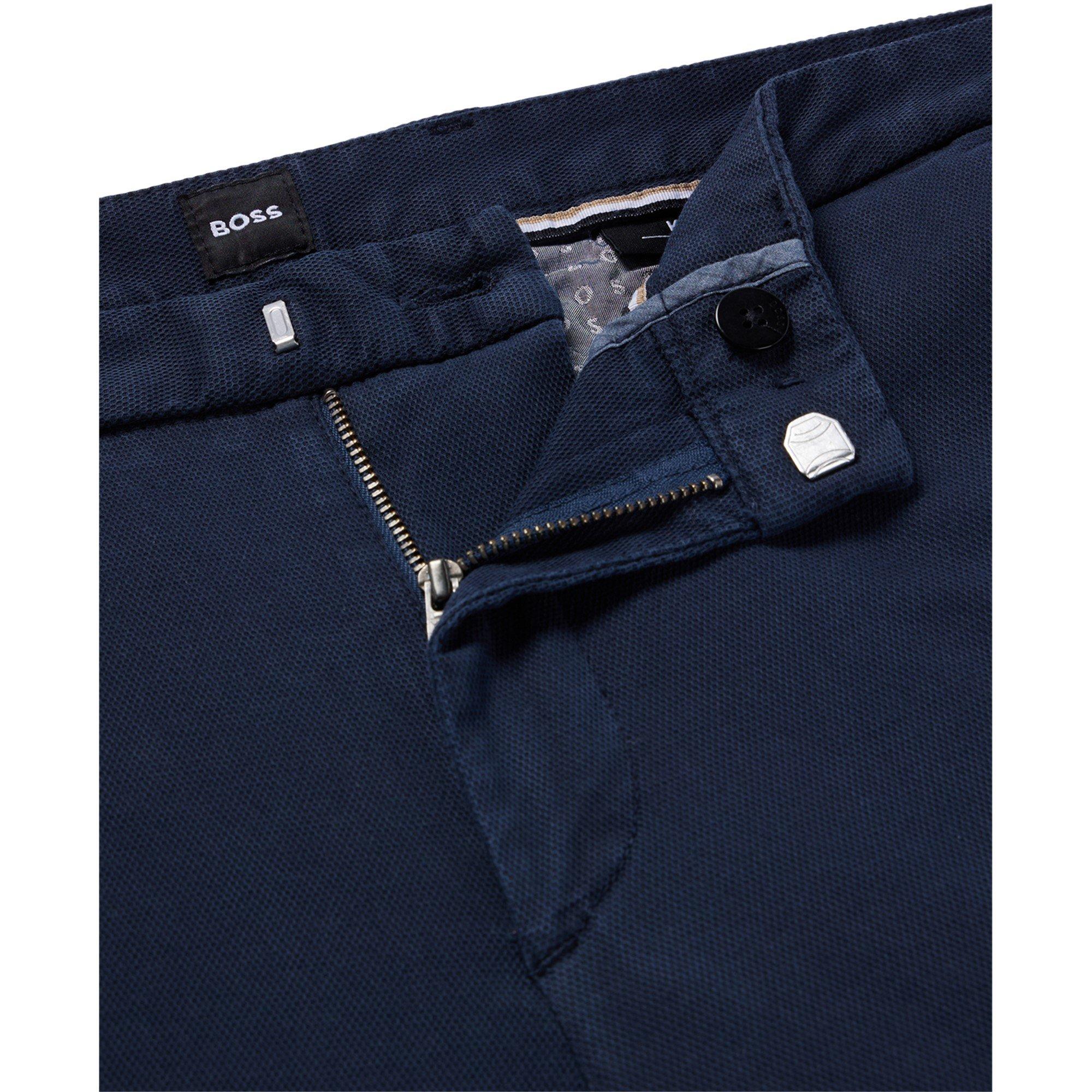 Dark Blue - Boss - Kaito Chino Trousers - 6
