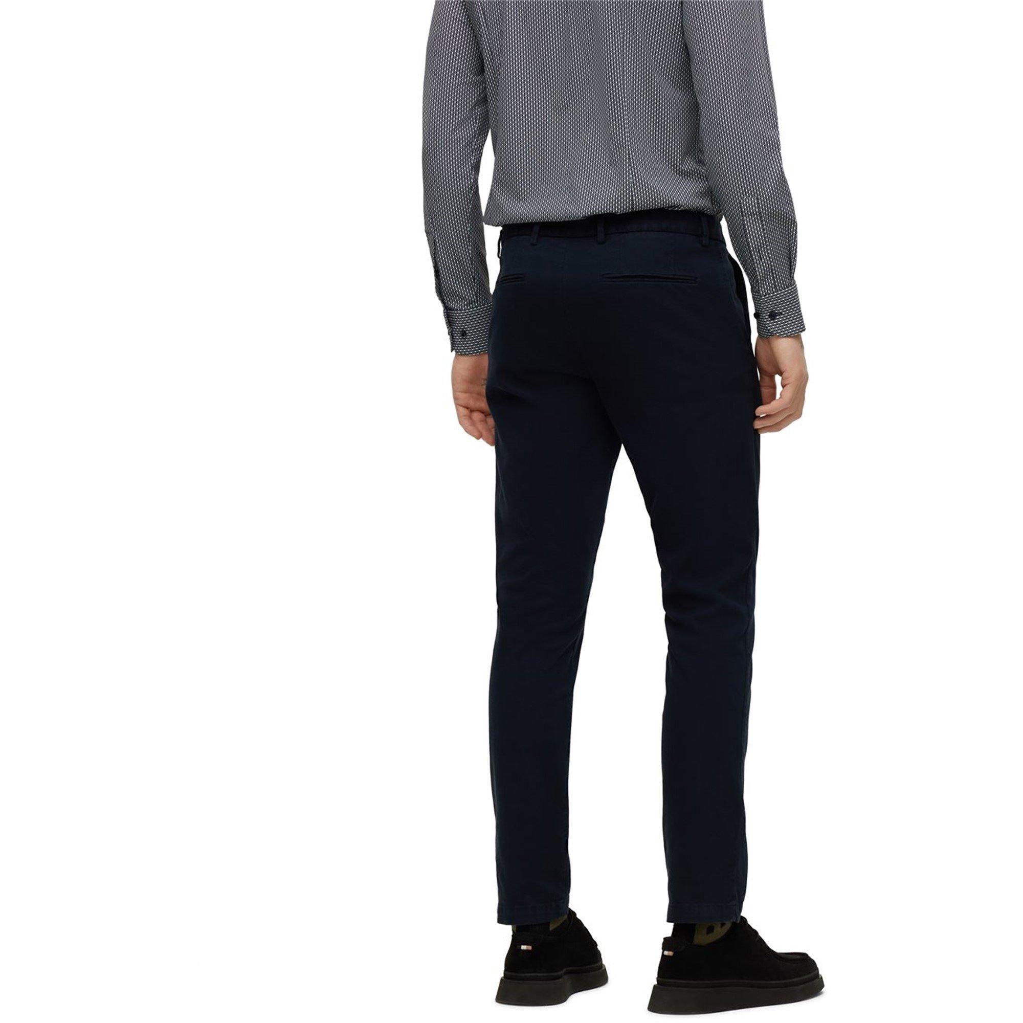 Dark Blue - Boss - Kaito Chino Trousers - 3