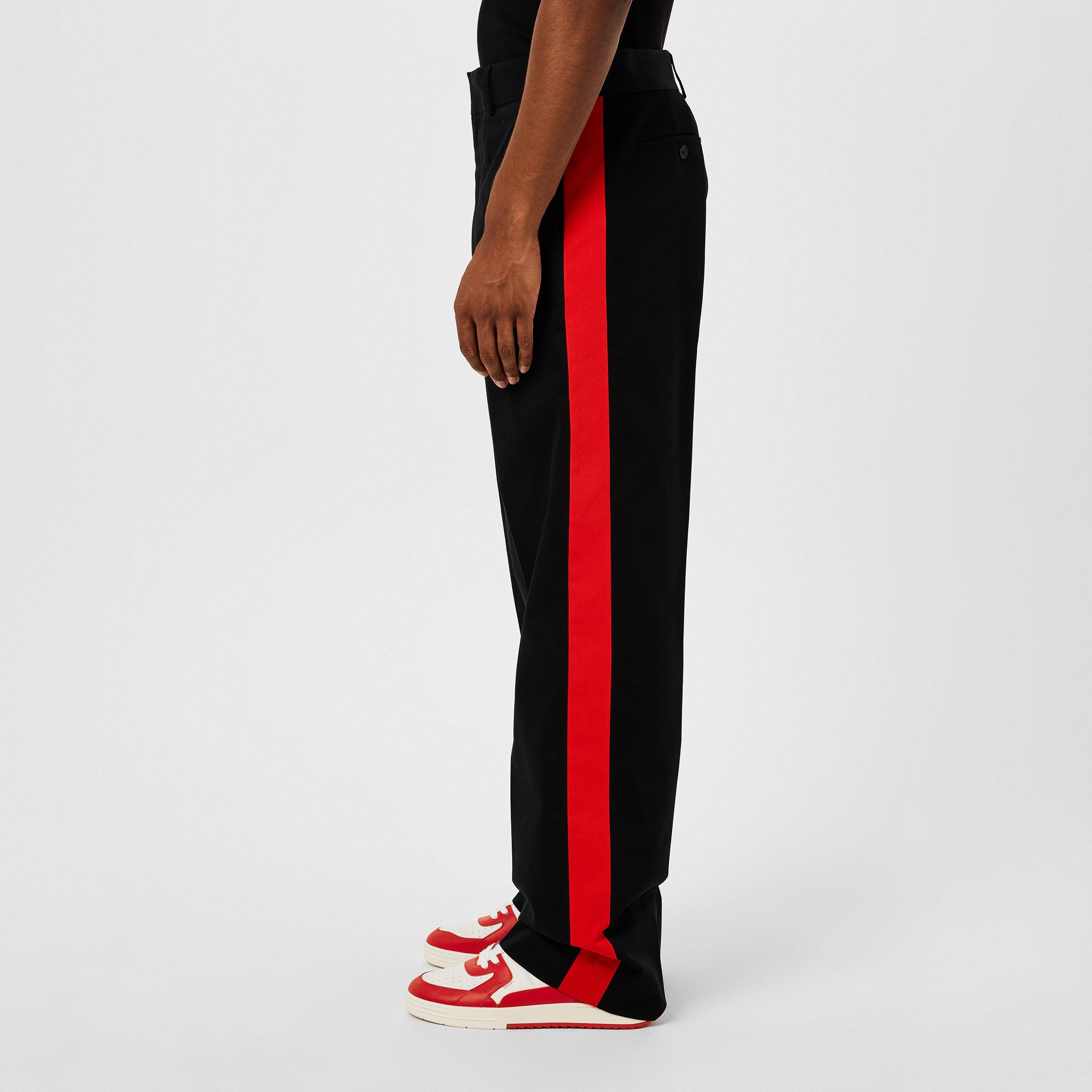 Blk/Red - Palm Angels - Race Chinos - 2