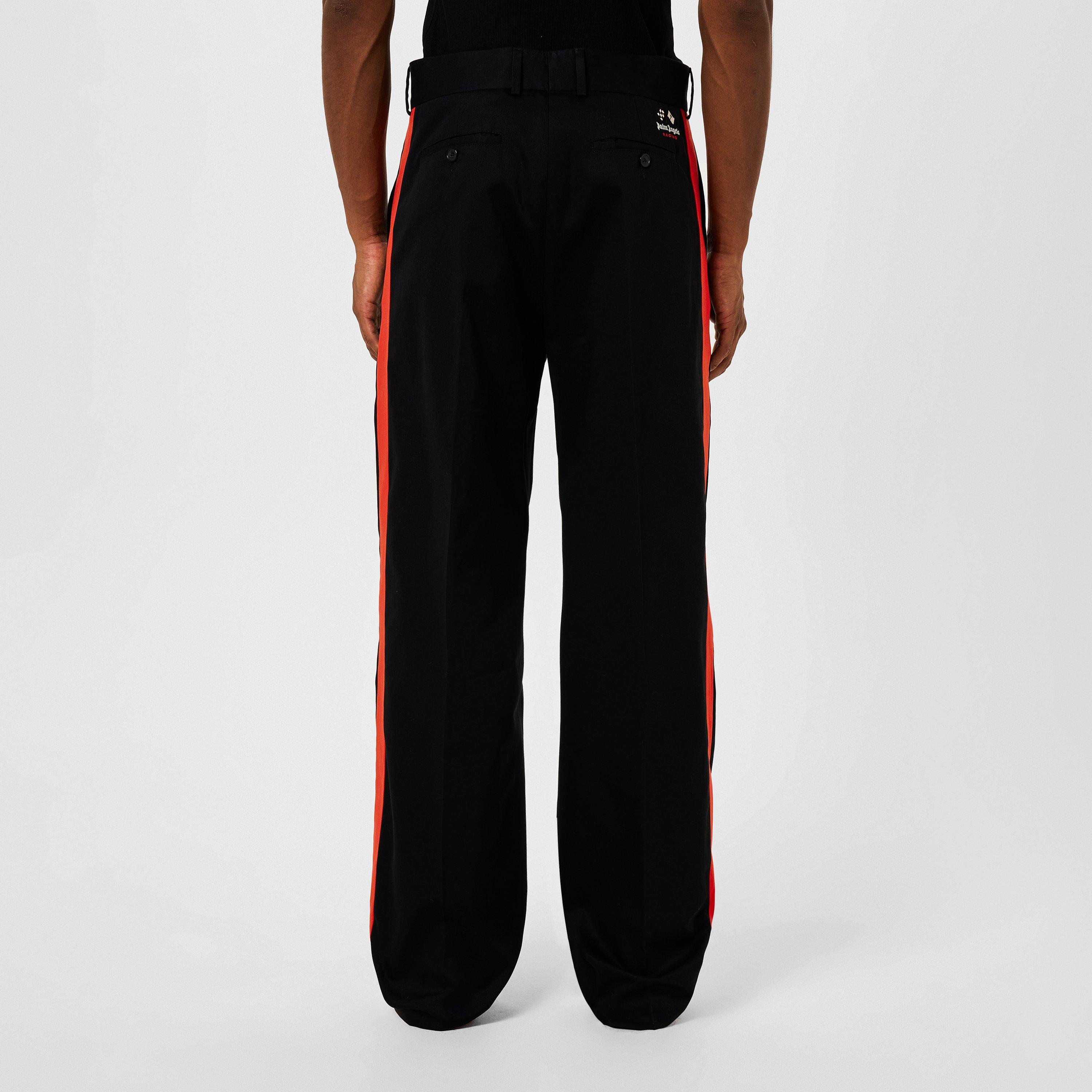 Blk/Red - Palm Angels - Race Chinos - 3