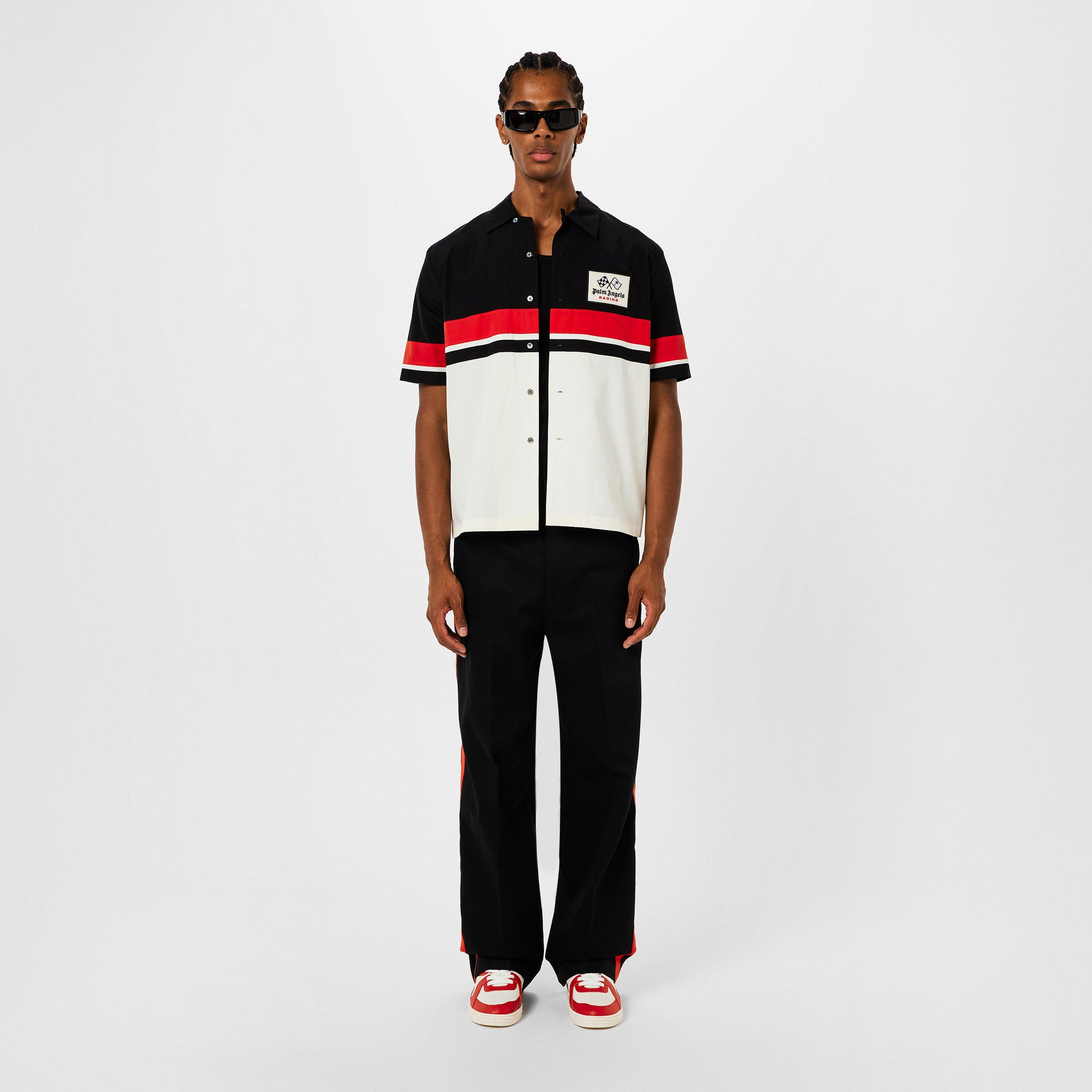 Blk/Red - Palm Angels - Race Chinos - 4