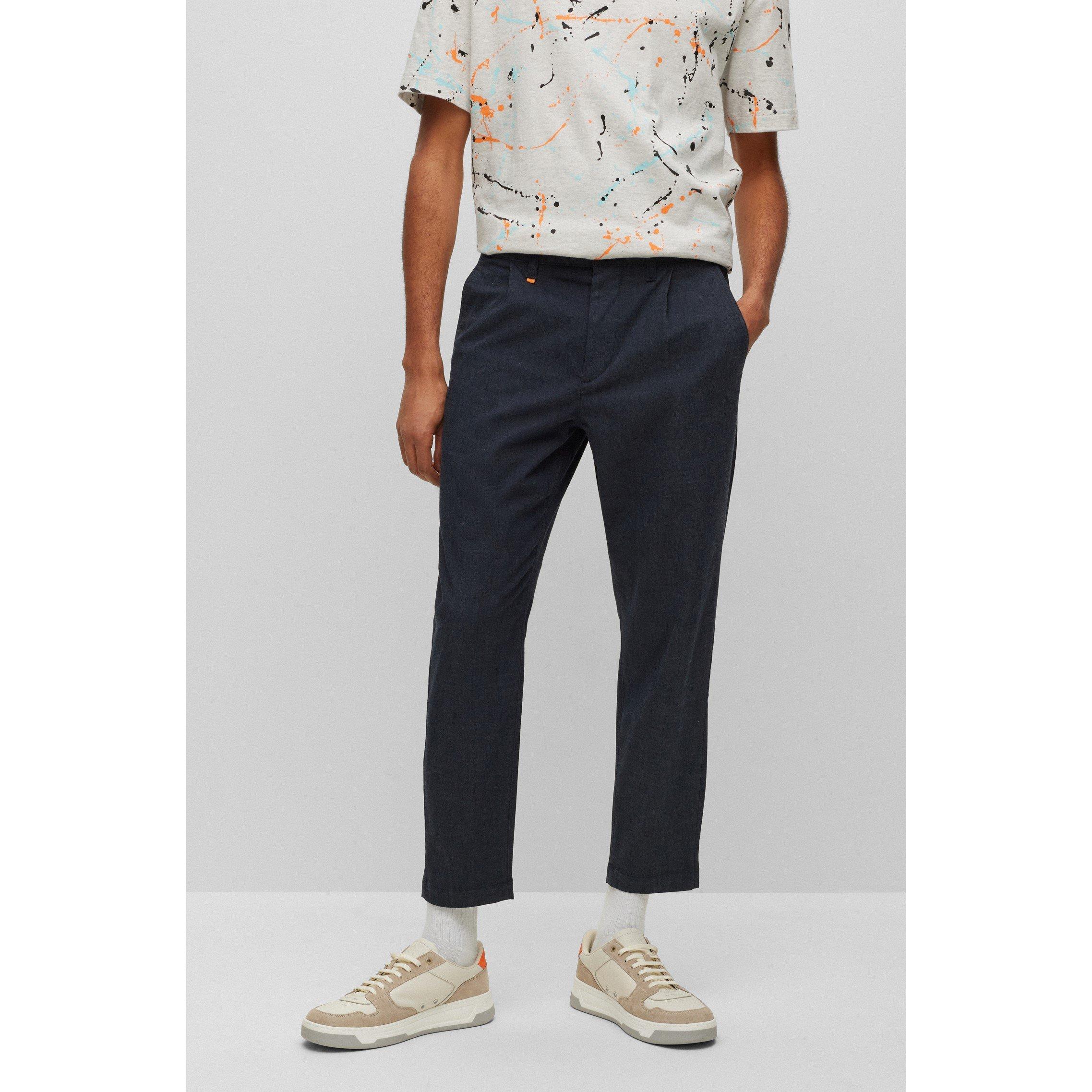 Dark Blue 404 - Boss - Chino Schino Taber Black Trousers - 2