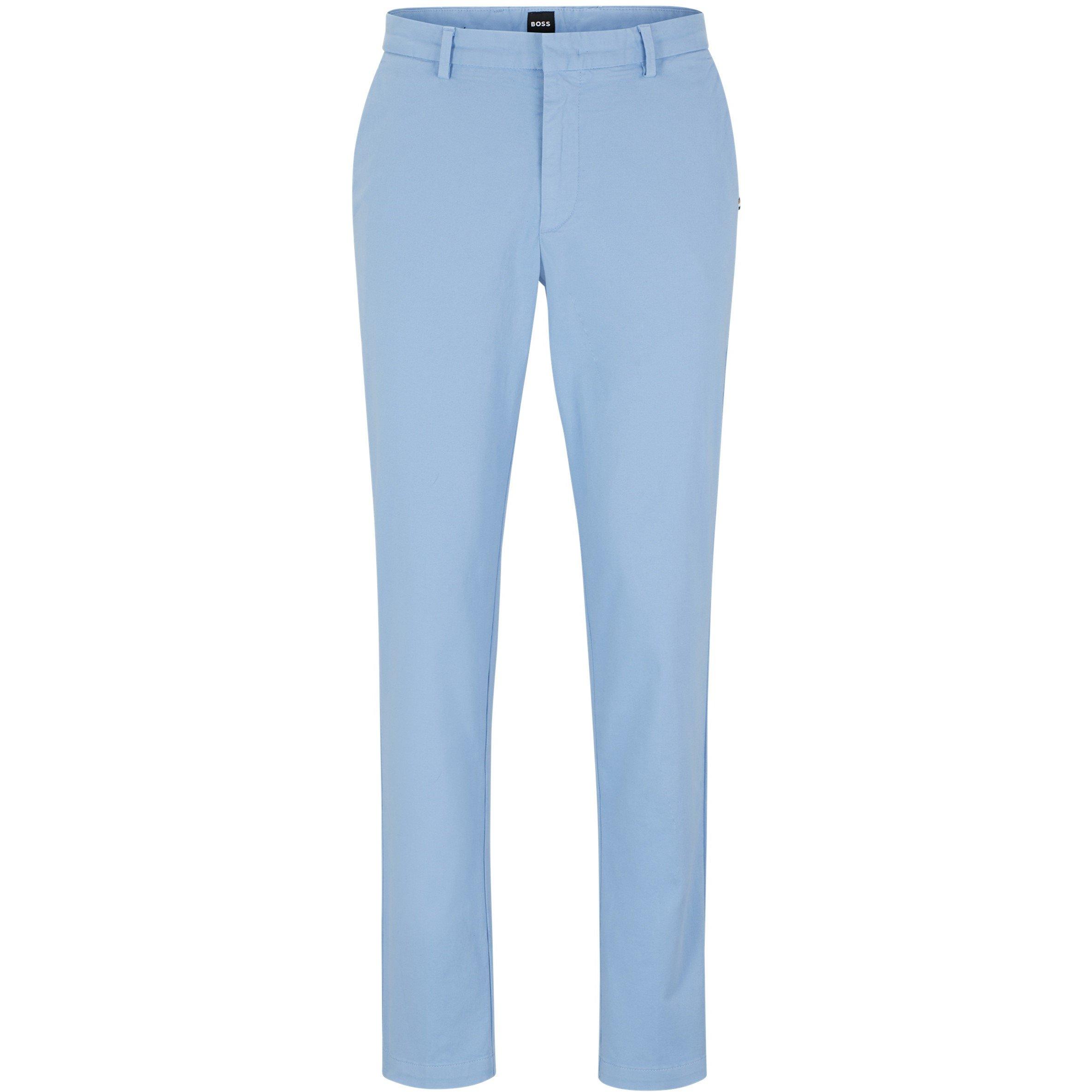 Boss Men's Kaito Slim Fit Chinos Trousers - Open Blue - 42 (52)
