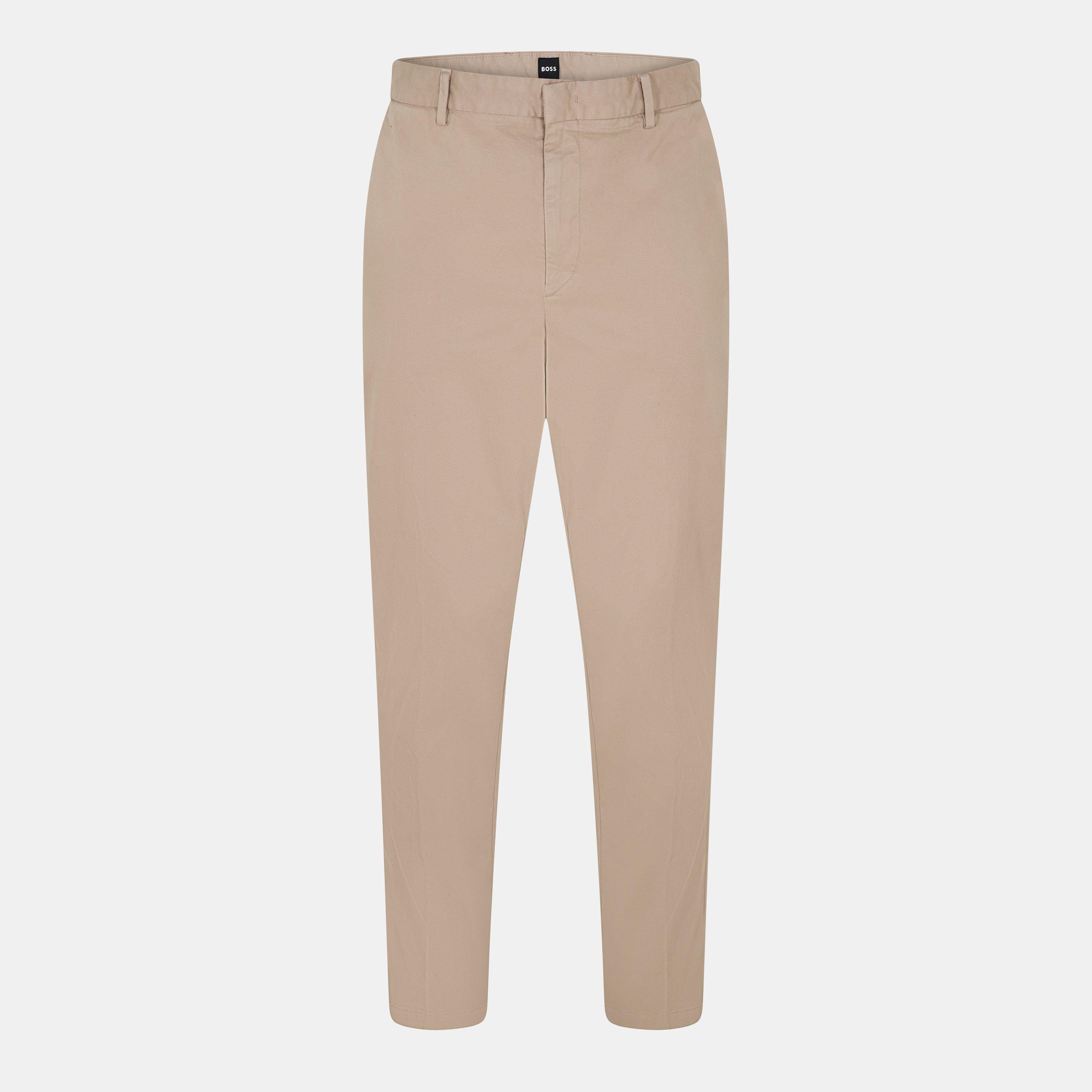 Boss Men's Kaito Slim Fit Chinos Trousers - Open Beige - 36R (52)