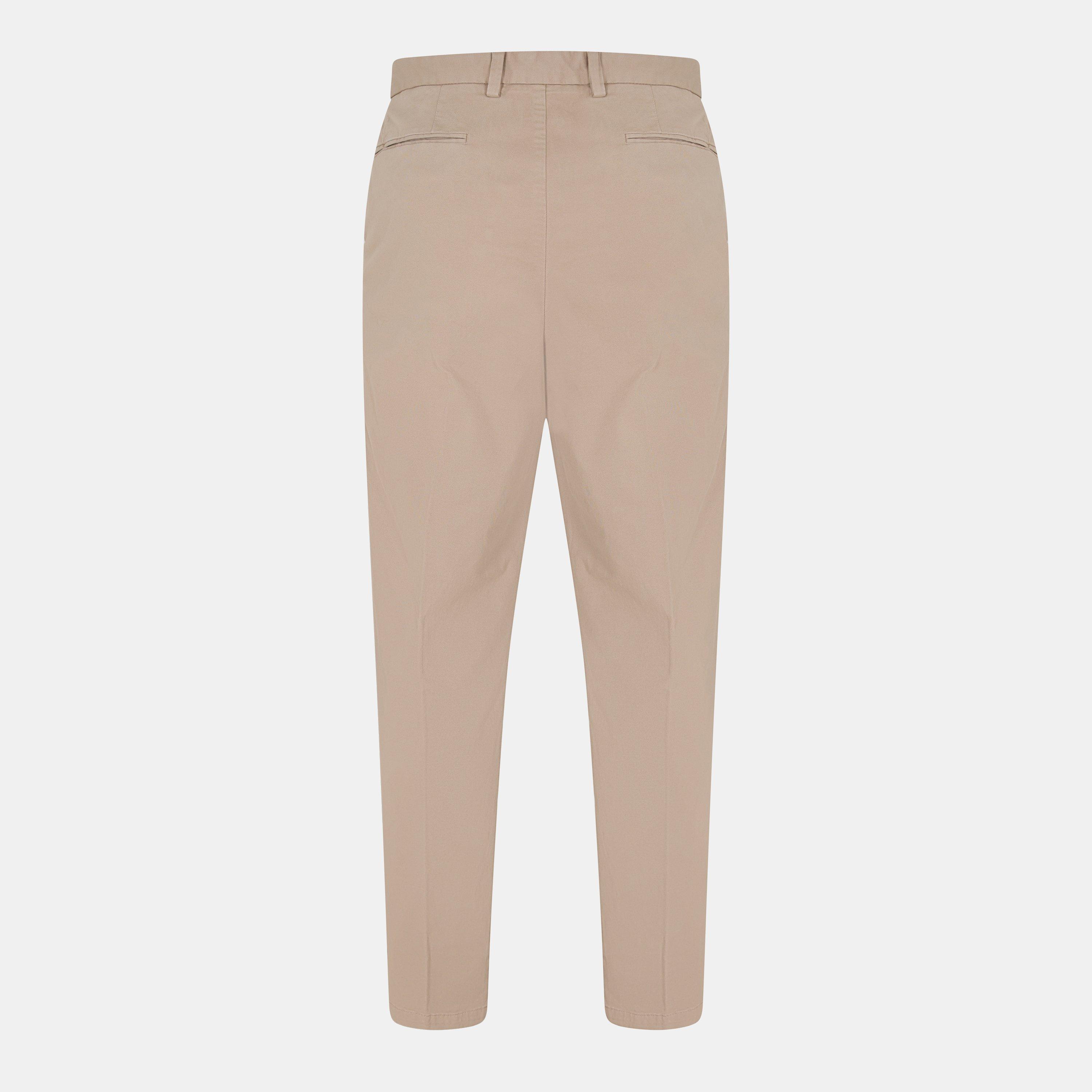 Open Beige - Boss - Men's Kaito Slim Fit Chinos Trousers - 2
