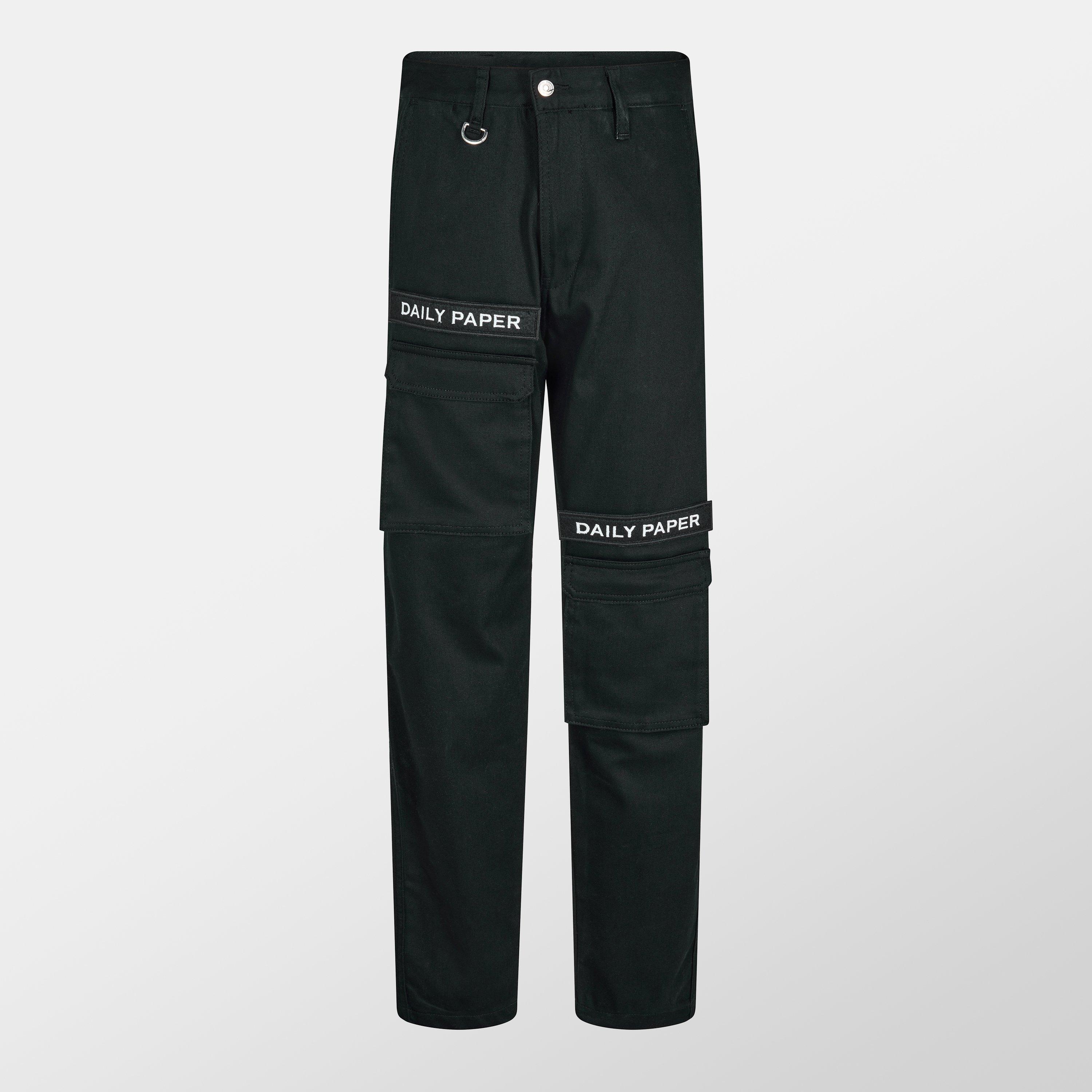 Black - Daily Paper - Men's Cargo Trousers - 1