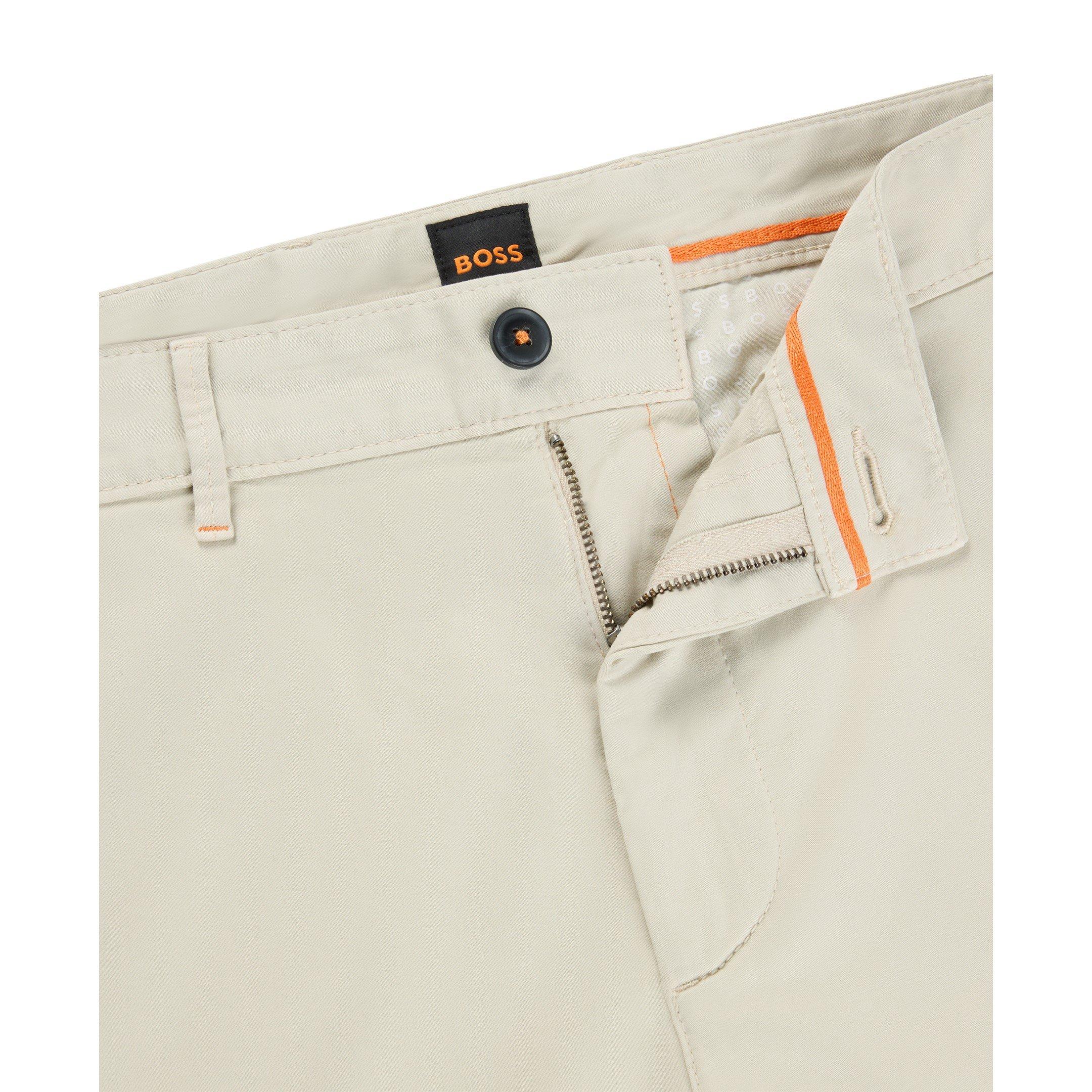 Light Beige - Boss - Men's Slim Fit Chinos - 6