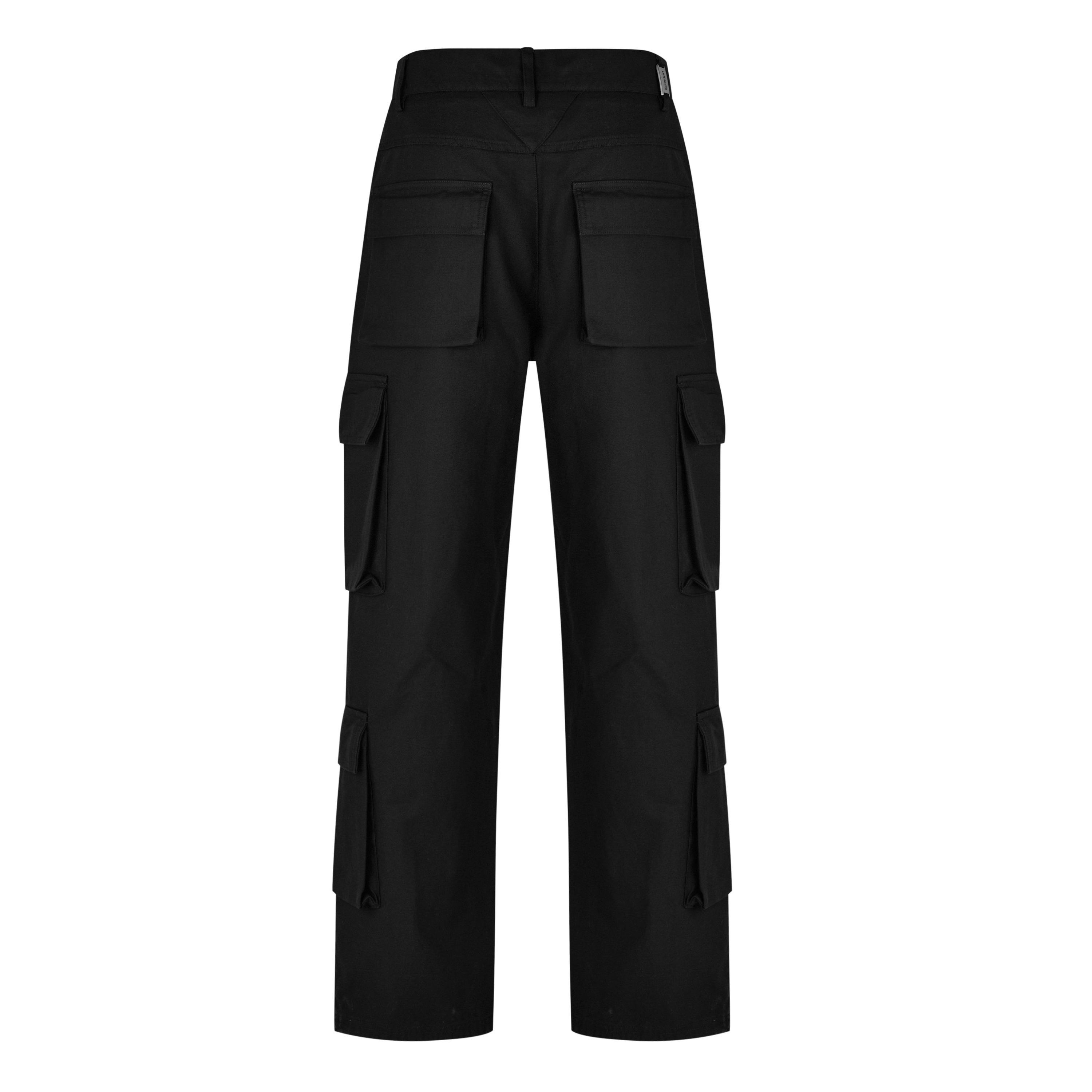 Black - Represent - Men's Baggy Cargo Trousers - 6