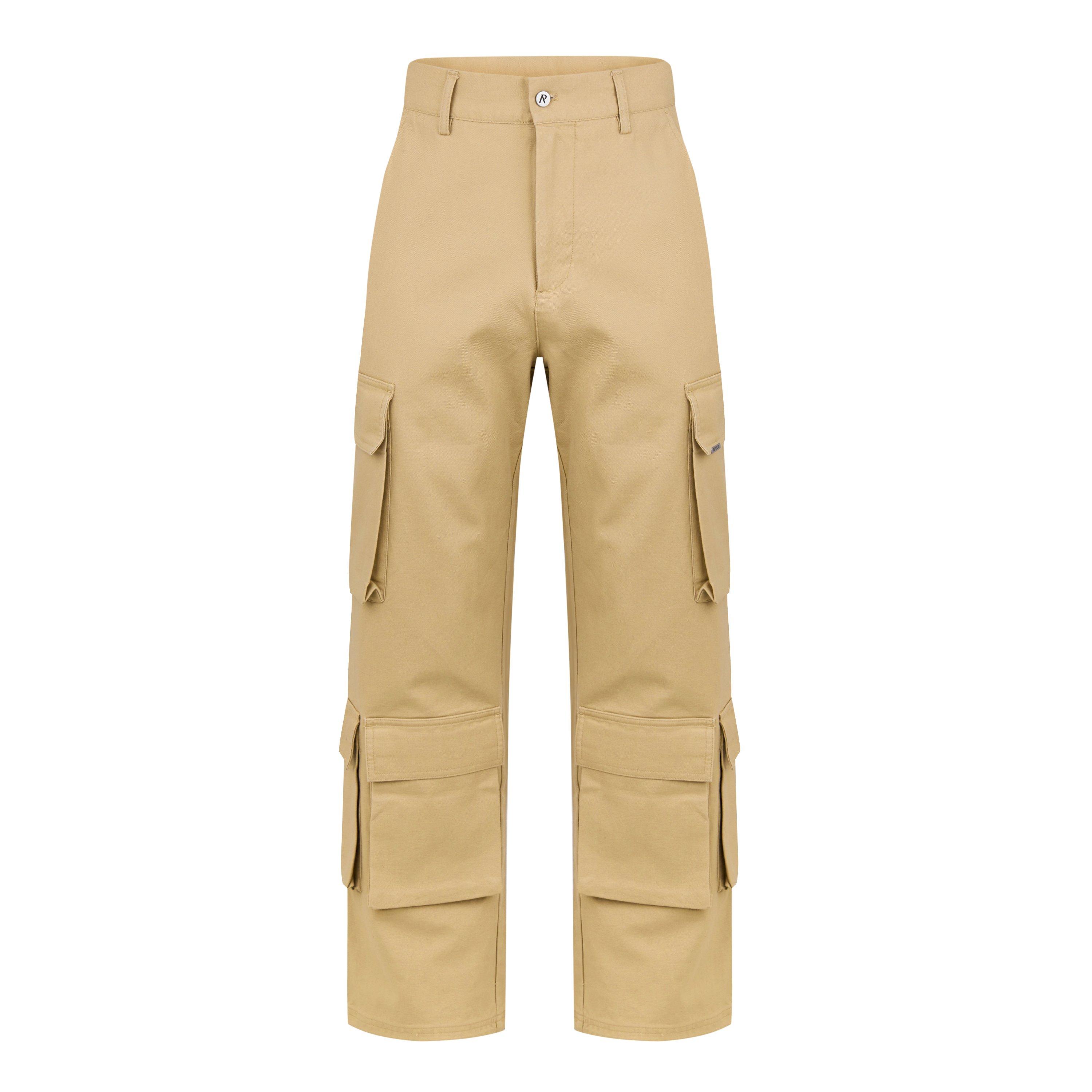 Sandstone - Represent - Men's Baggy Cargo Trousers - 6