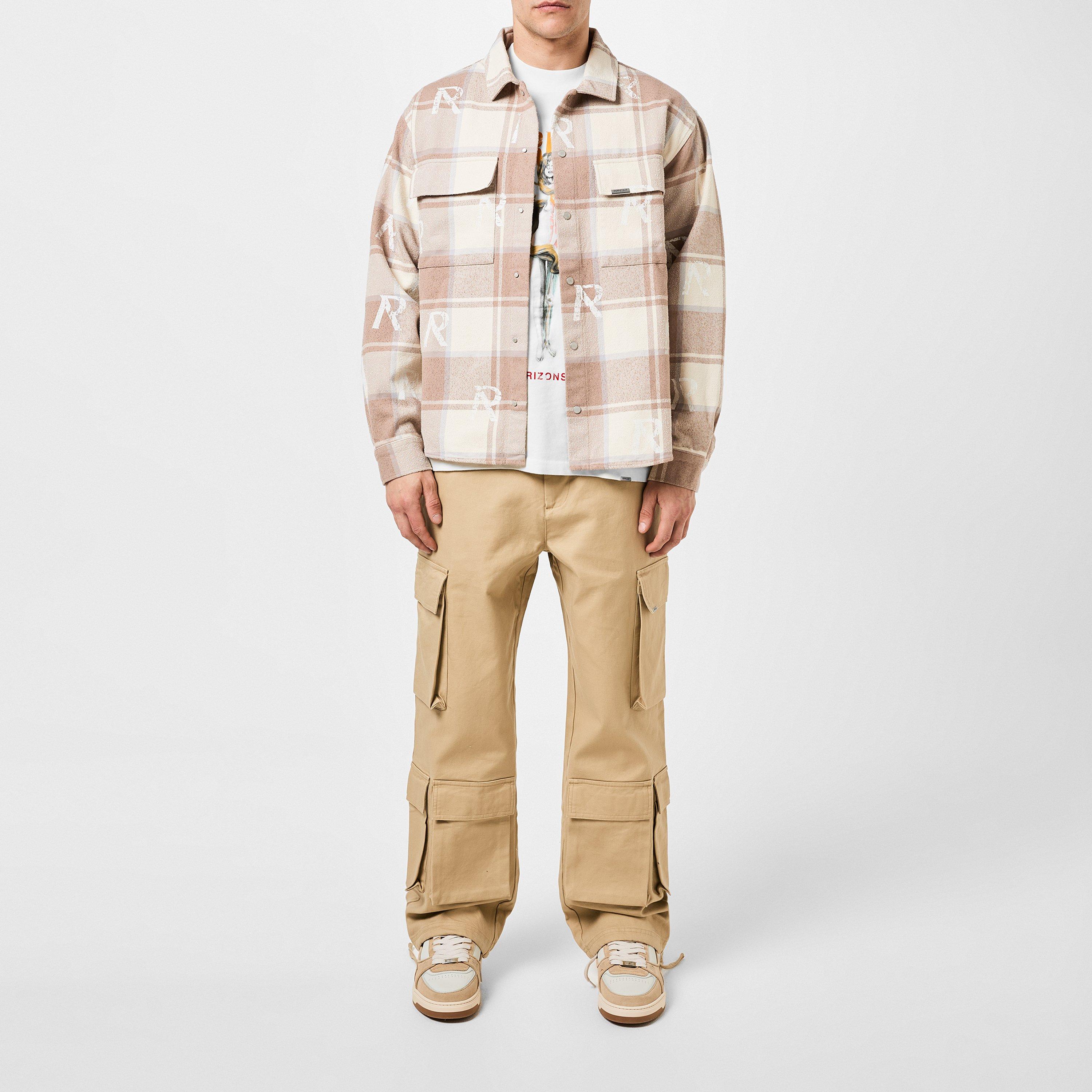 Sandstone - Represent - Men's Baggy Cargo Trousers - 4