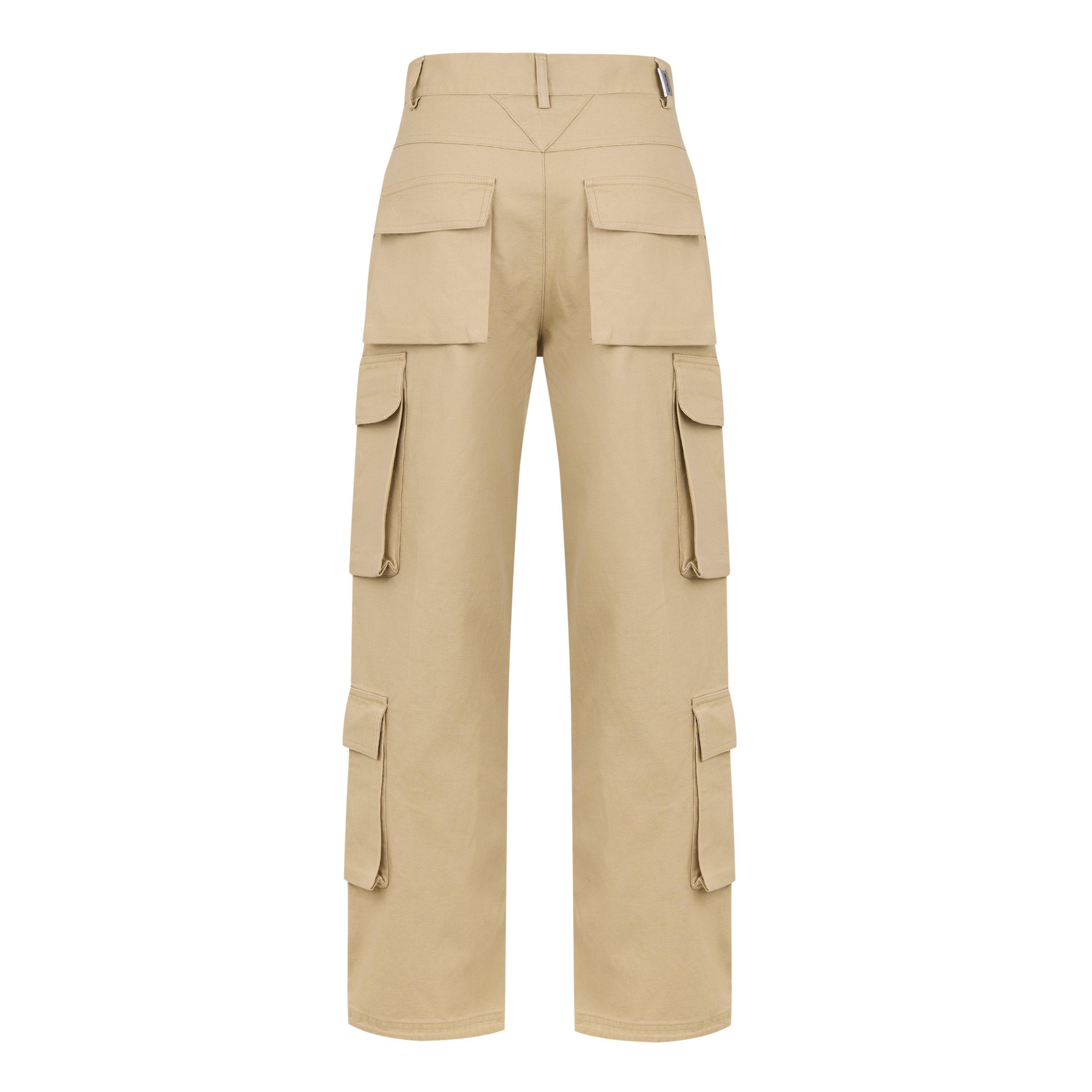 Sandstone - Represent - Men's Baggy Cargo Trousers - 5