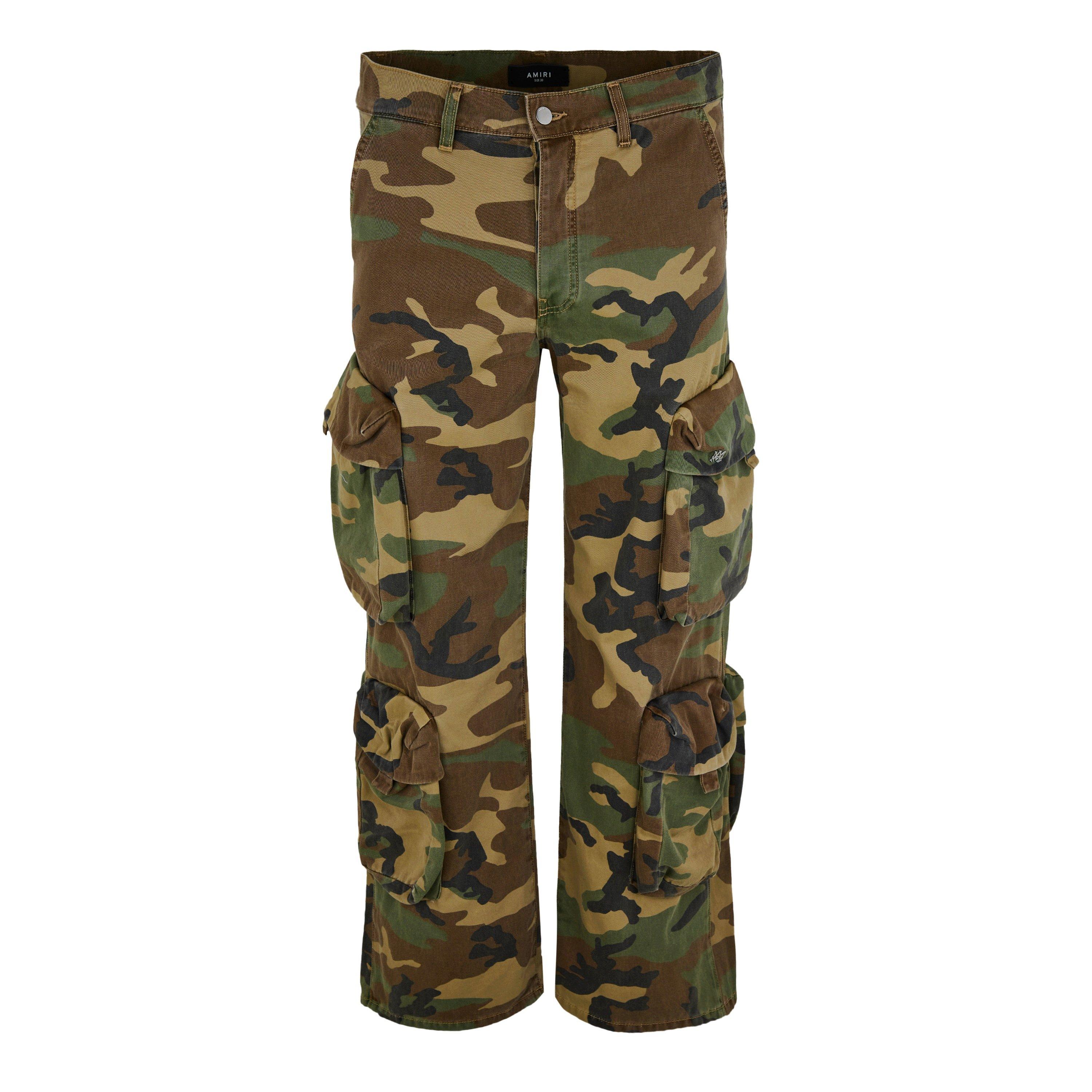 Green - Amiri - Utility Camo Cargo Trousers - 7