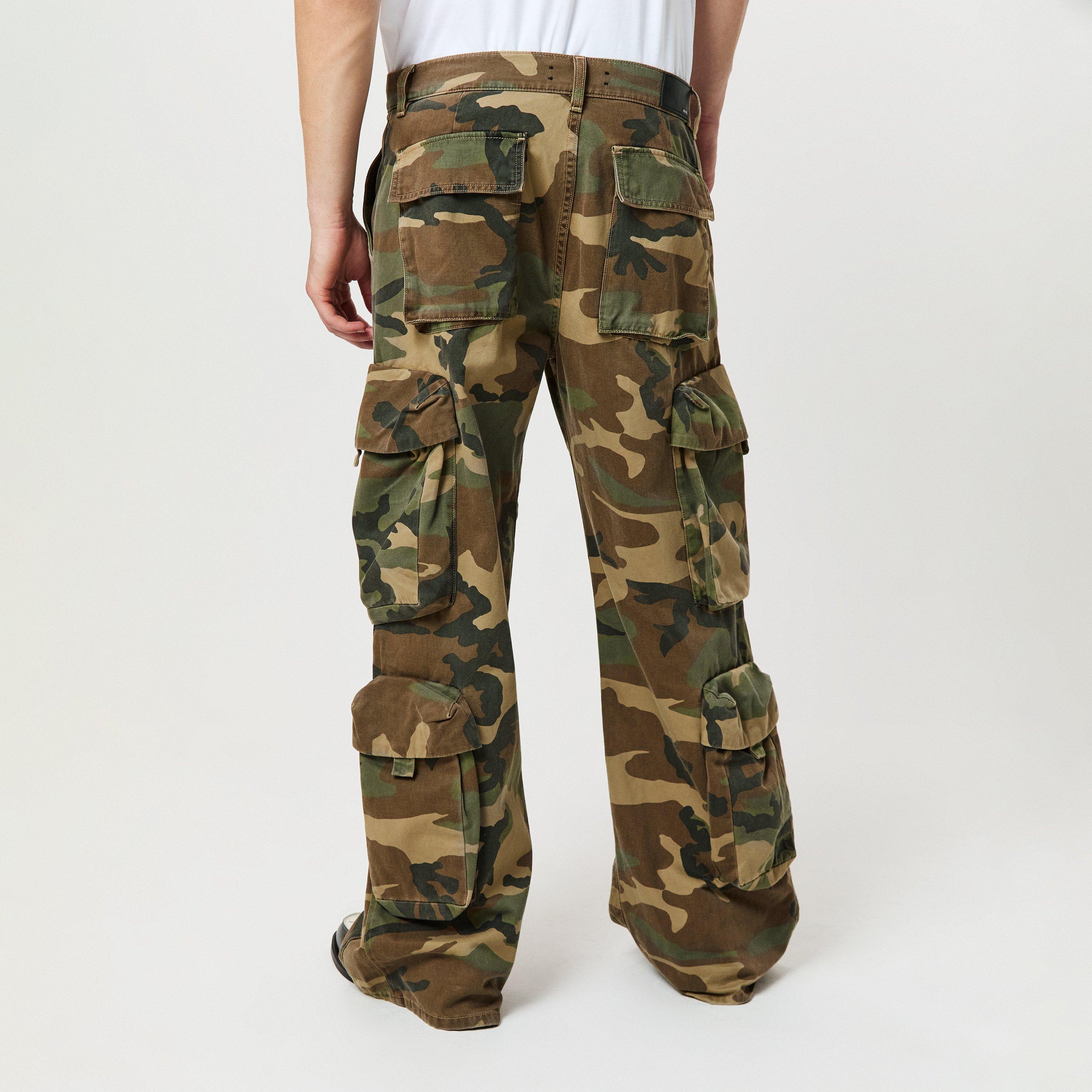Green - Amiri - Utility Camo Cargo Trousers - 4