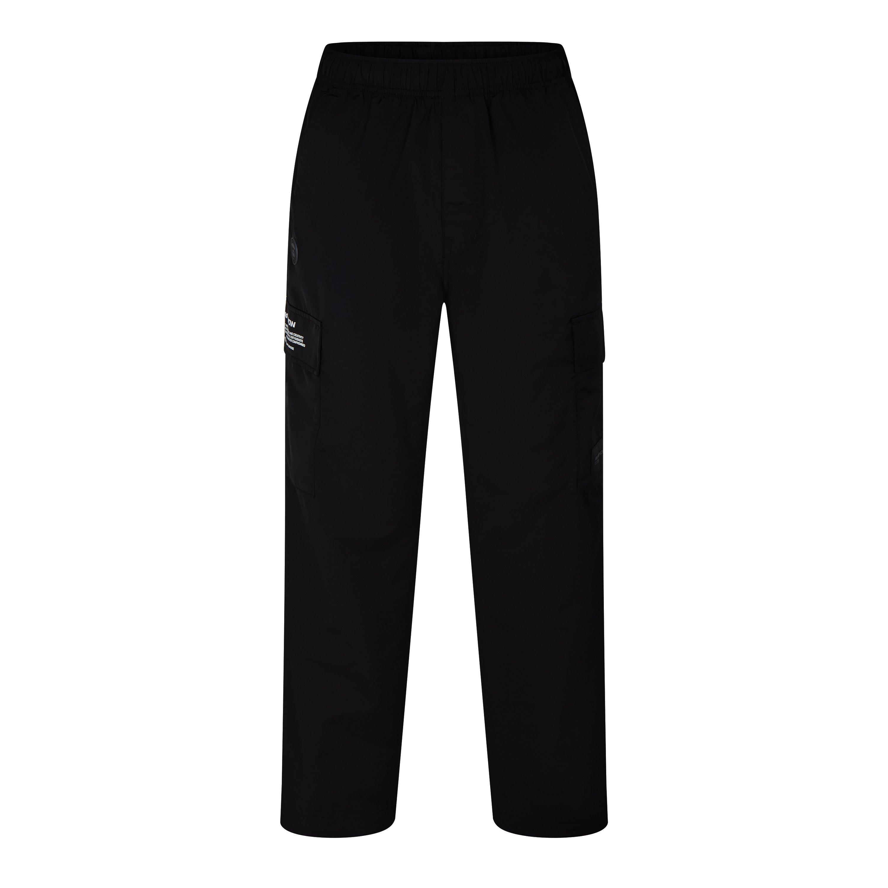 Black - AAPE - Logo Print Cargo Trousers - 7