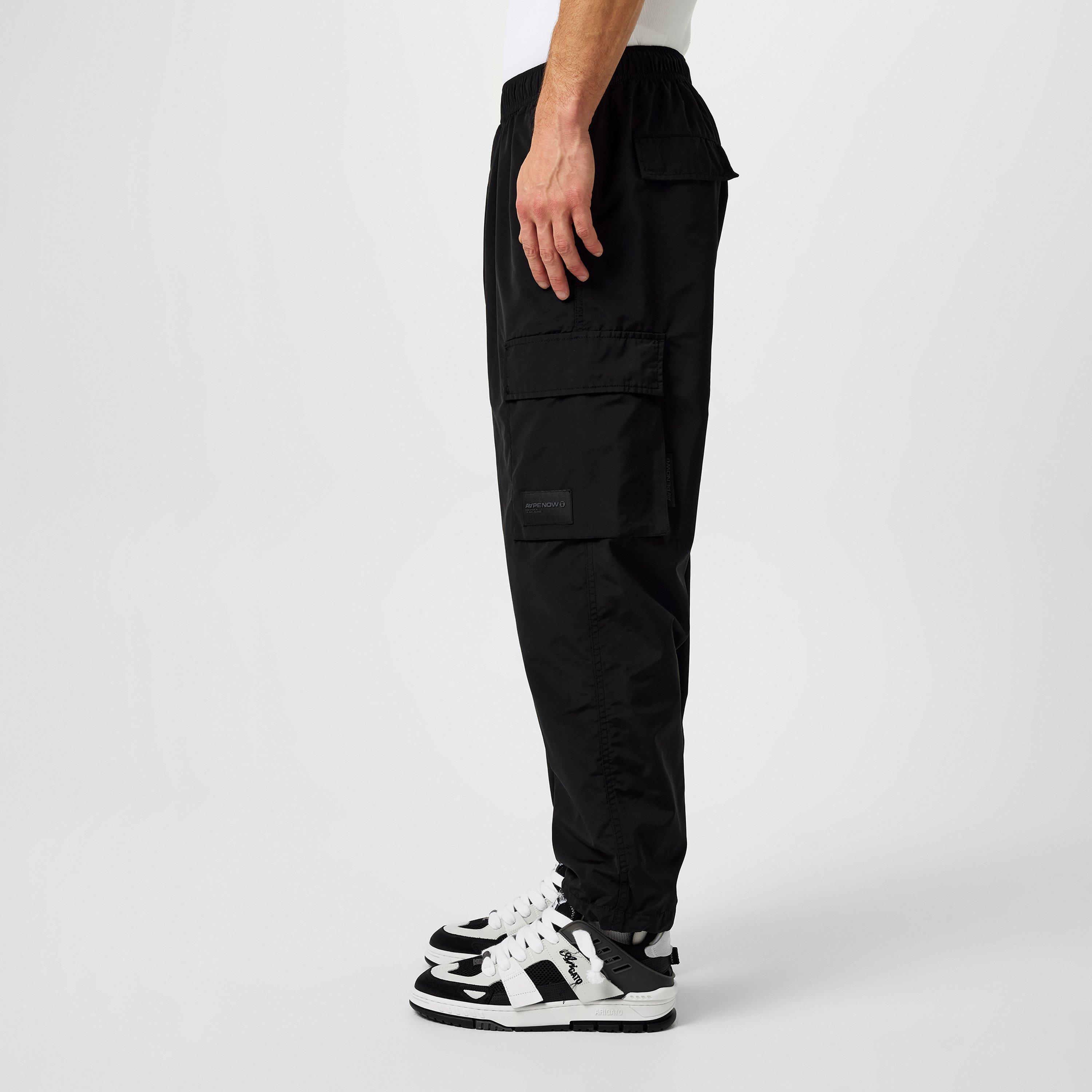 Black - AAPE - Logo Print Cargo Trousers - 5
