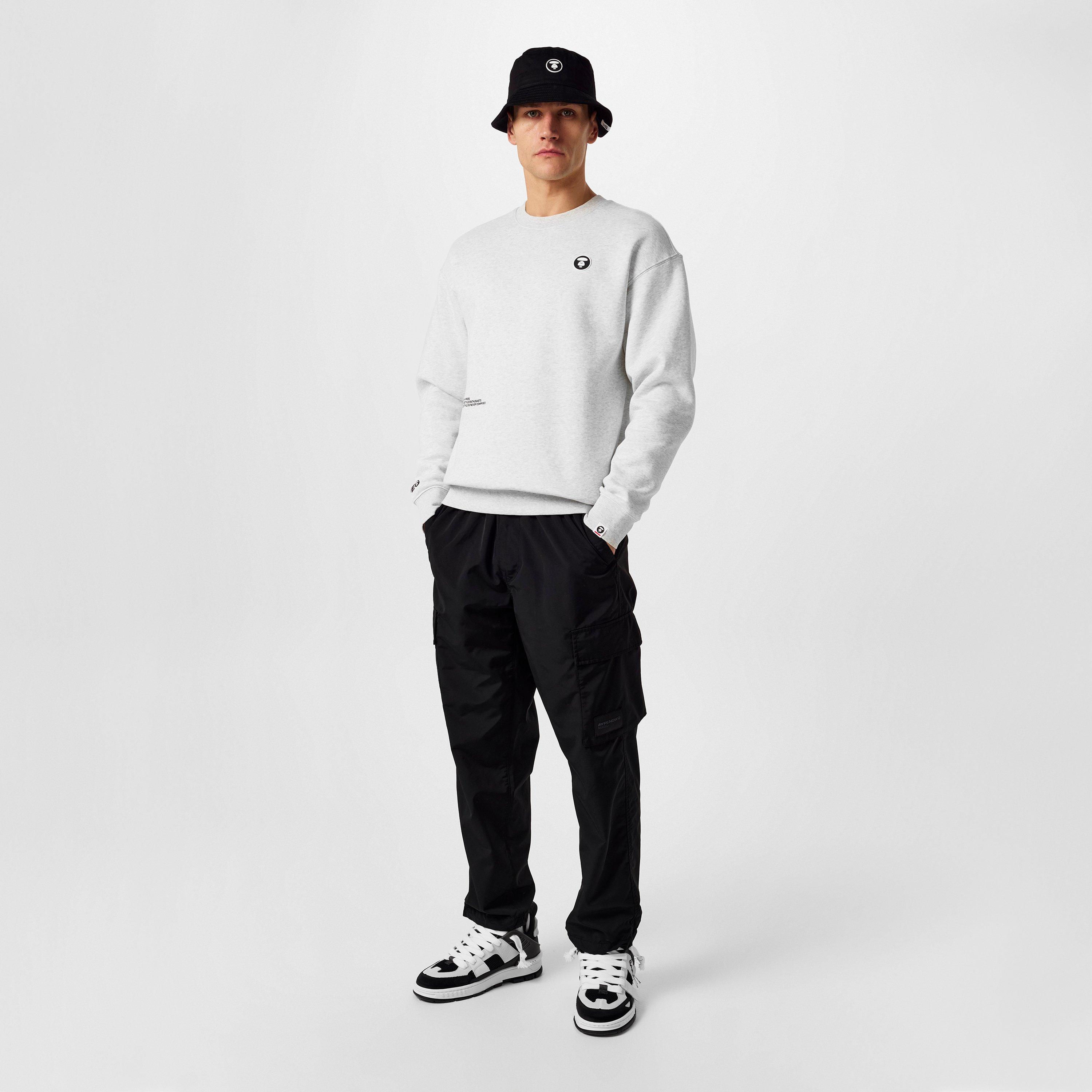 Black - AAPE - Logo Print Cargo Trousers - 6