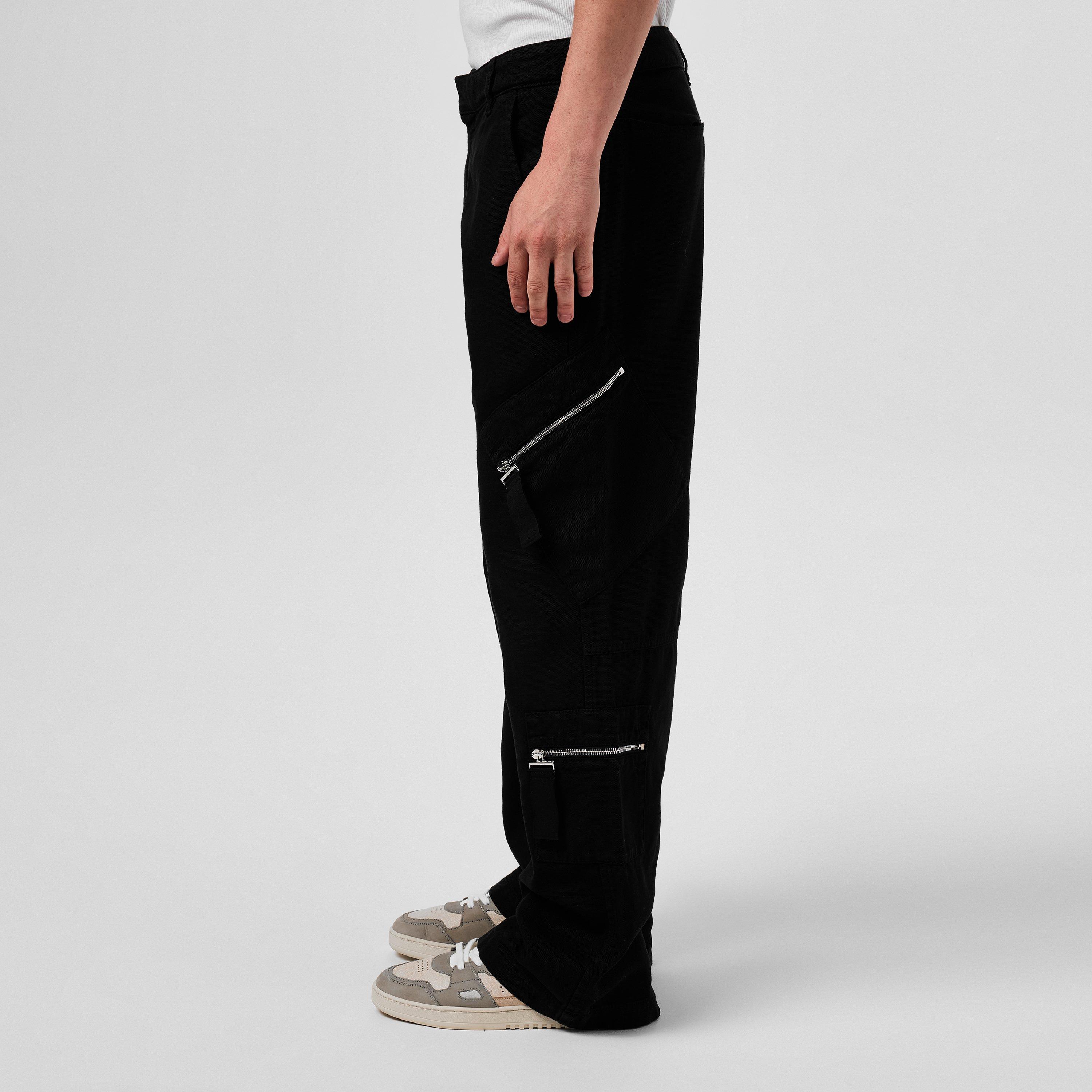 Black - Jacquemus - Le Marrone Zipped Cargo Trousers - 2