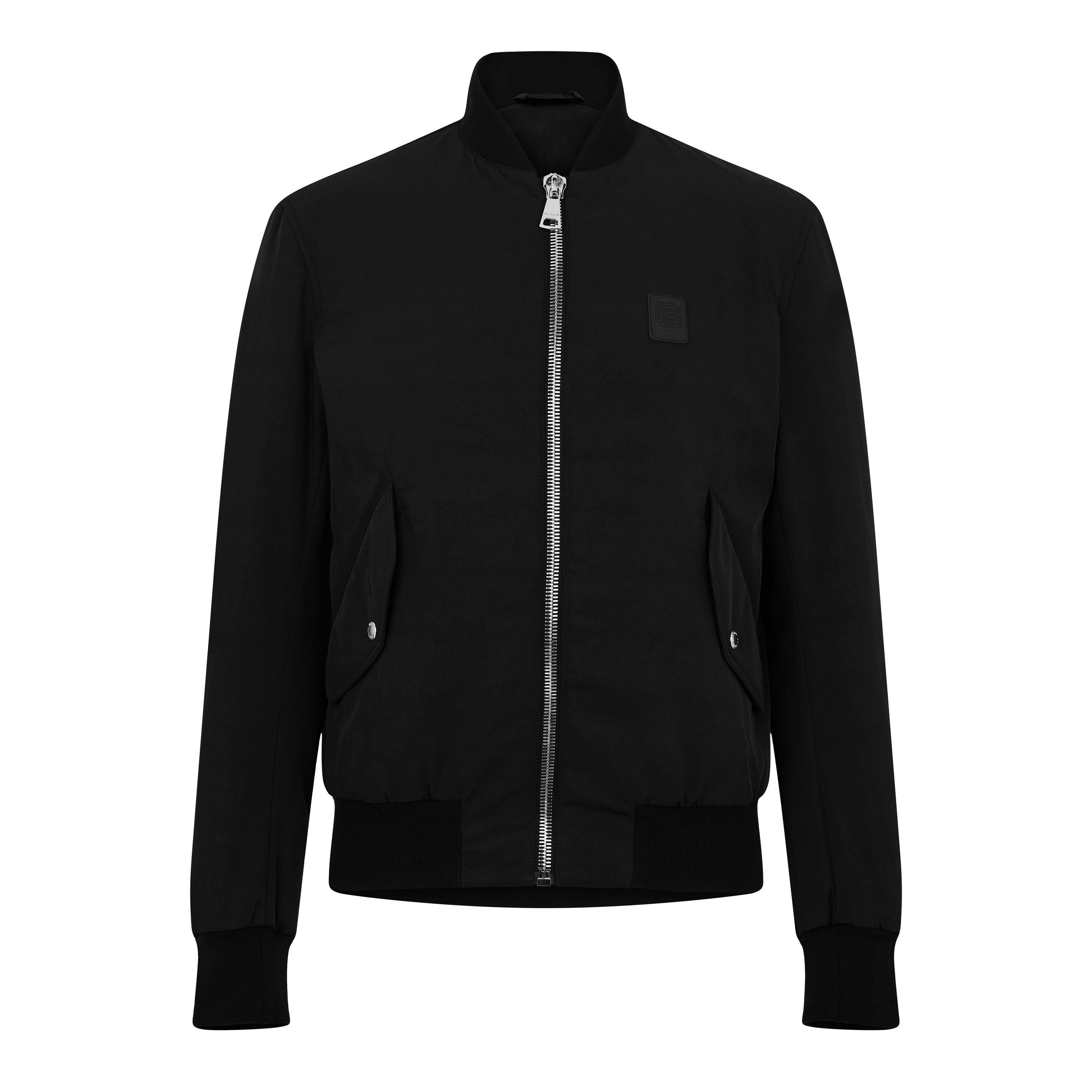 Black 0PA - Balmain - Logo Nylon Bomber Jacket - 5