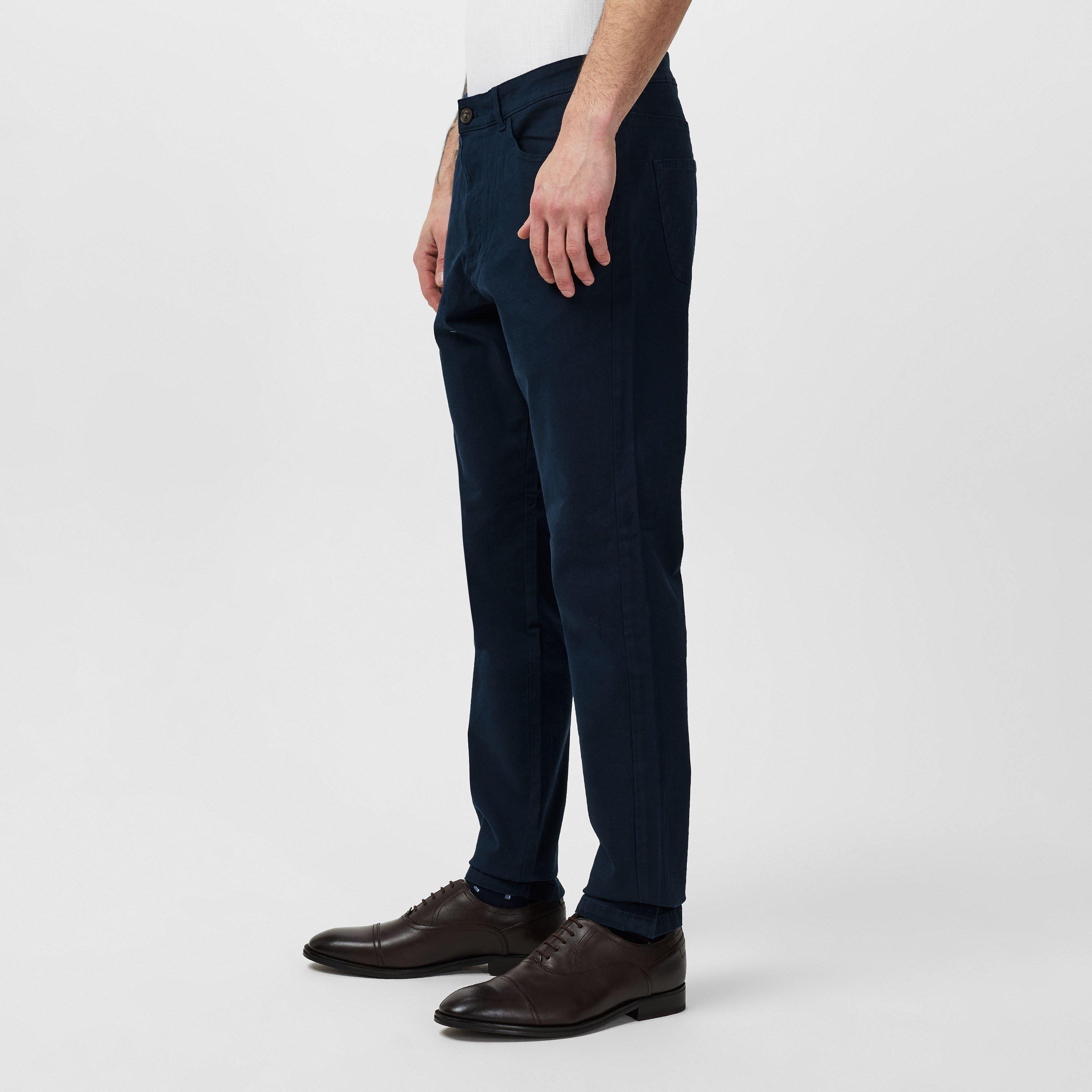 Dark Navy - Ted Baker - Men's Chapell Chinos - 5