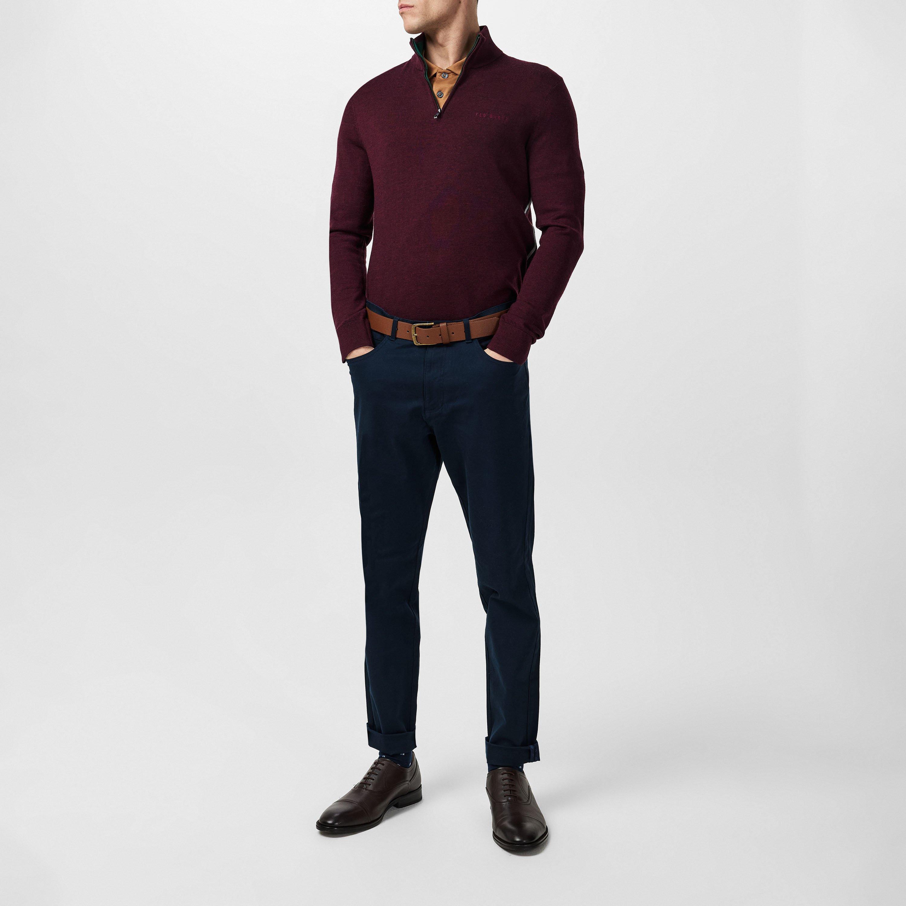 Dark Navy - Ted Baker - Men's Chapell Chinos - 6