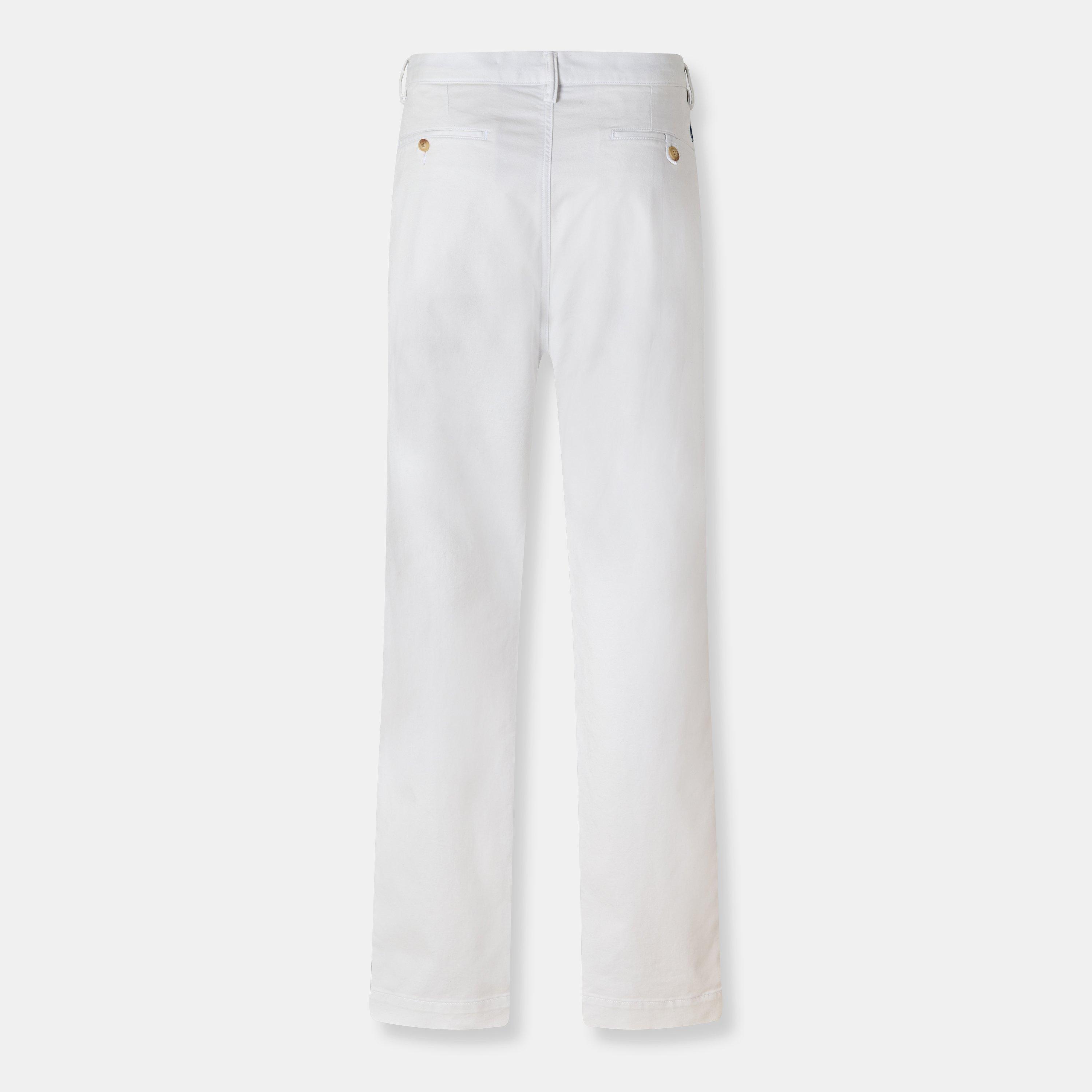 Deckwash White - Polo Ralph Lauren - Bedford Flat Pants - 2