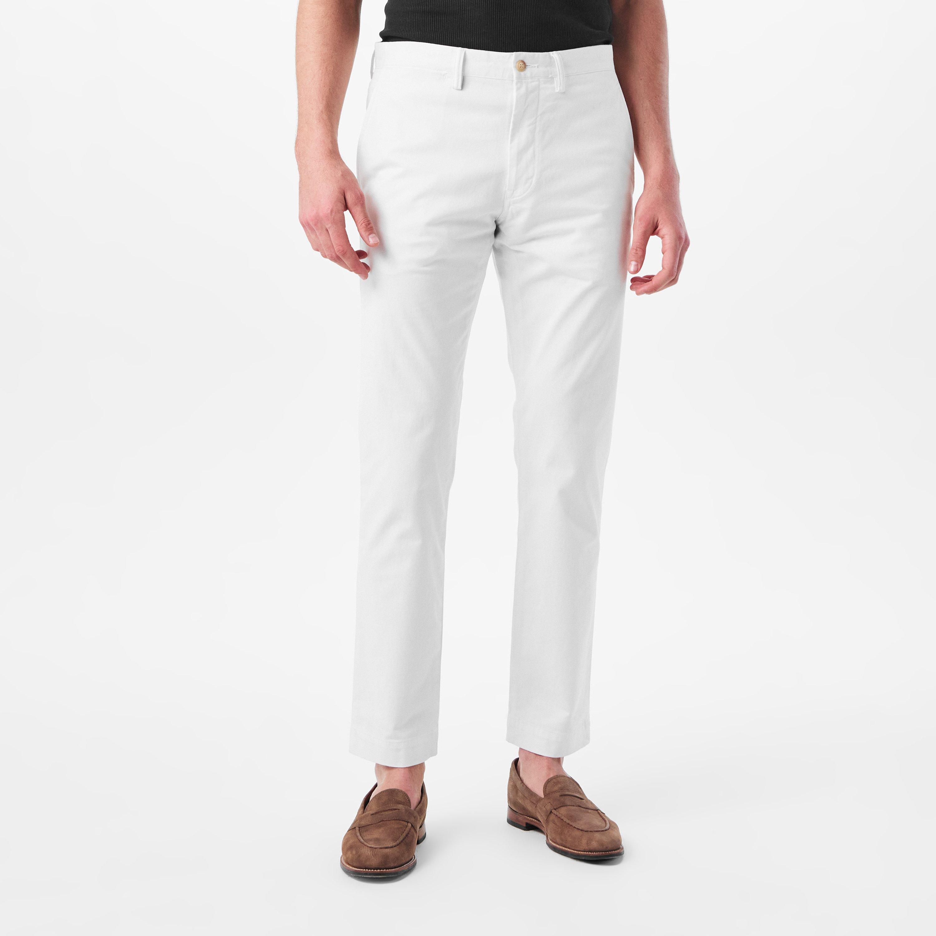 Deckwash White - Polo Ralph Lauren - Bedford Flat Pants - 3