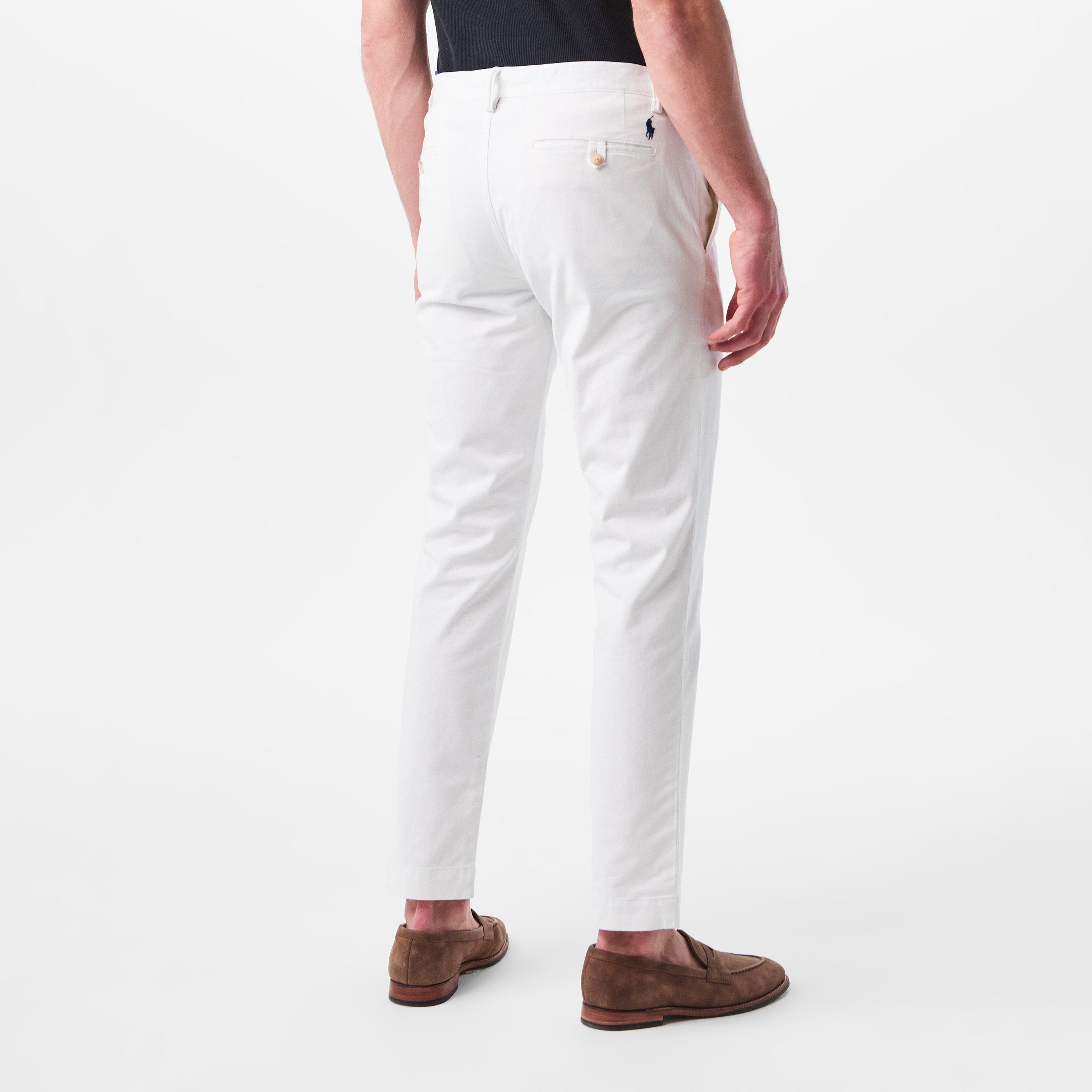 Deckwash White - Polo Ralph Lauren - Bedford Flat Pants - 4