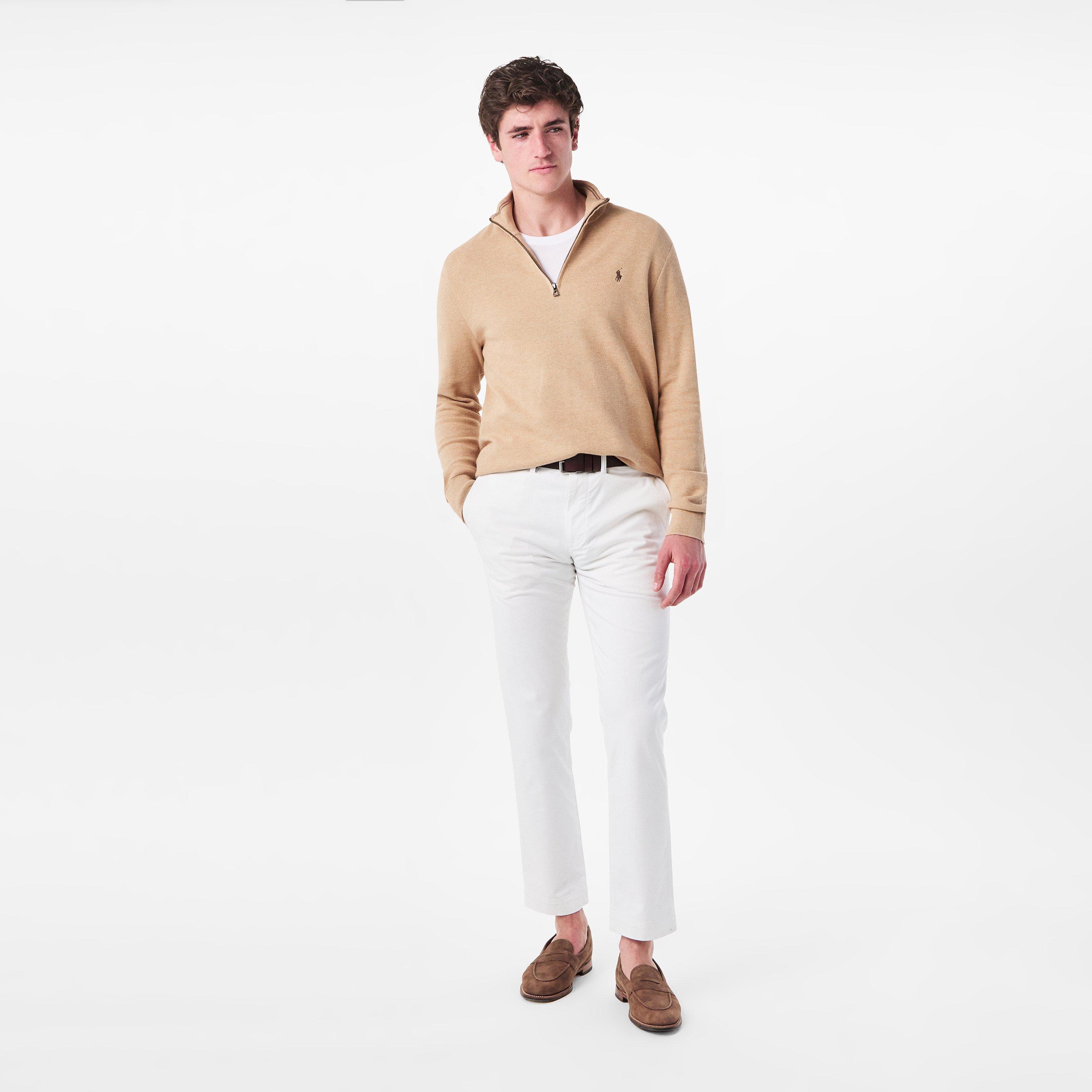 Deckwash White - Polo Ralph Lauren - Bedford Flat Pants - 6