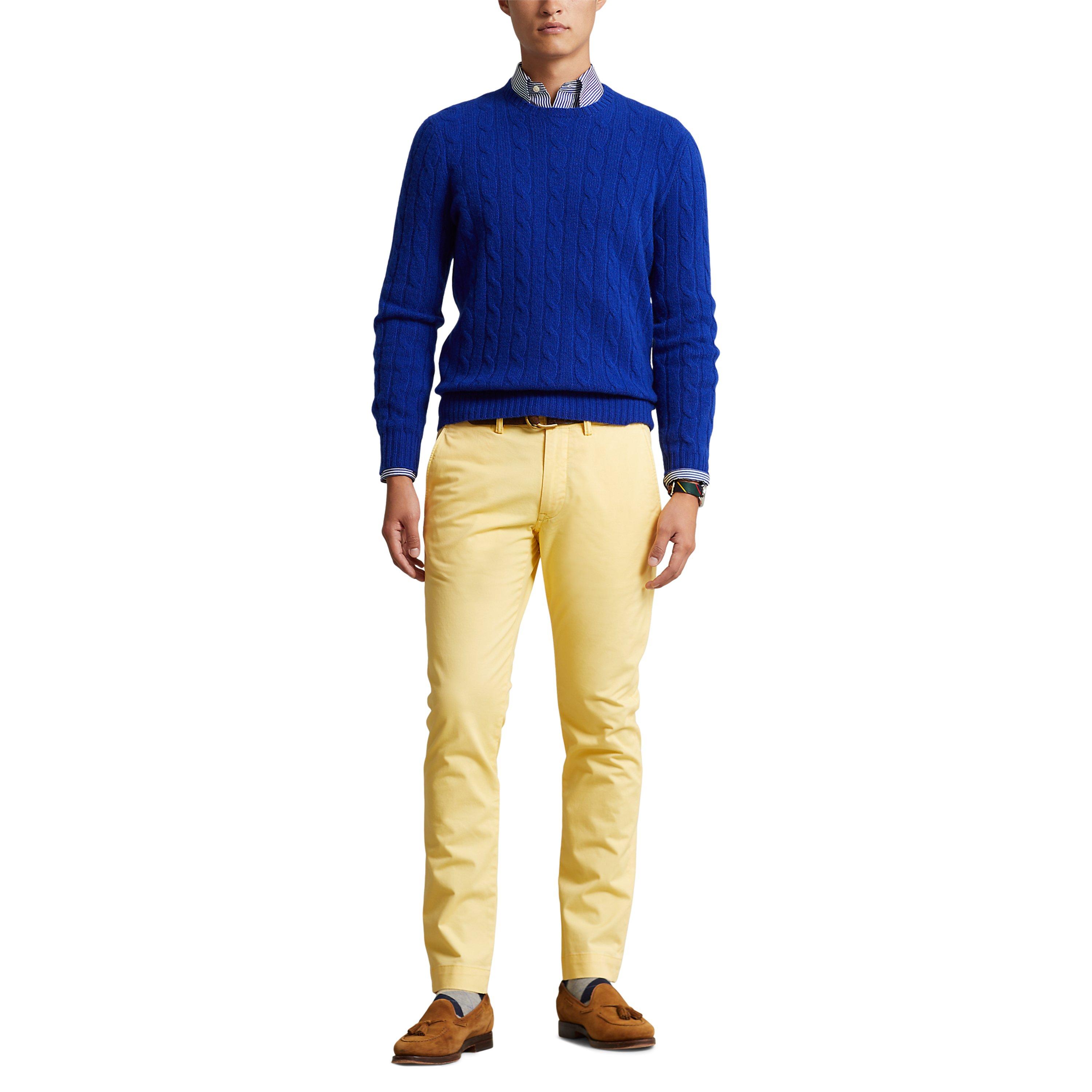 Corn Yellow - Polo Ralph Lauren - Bedford Flat Pants - 4