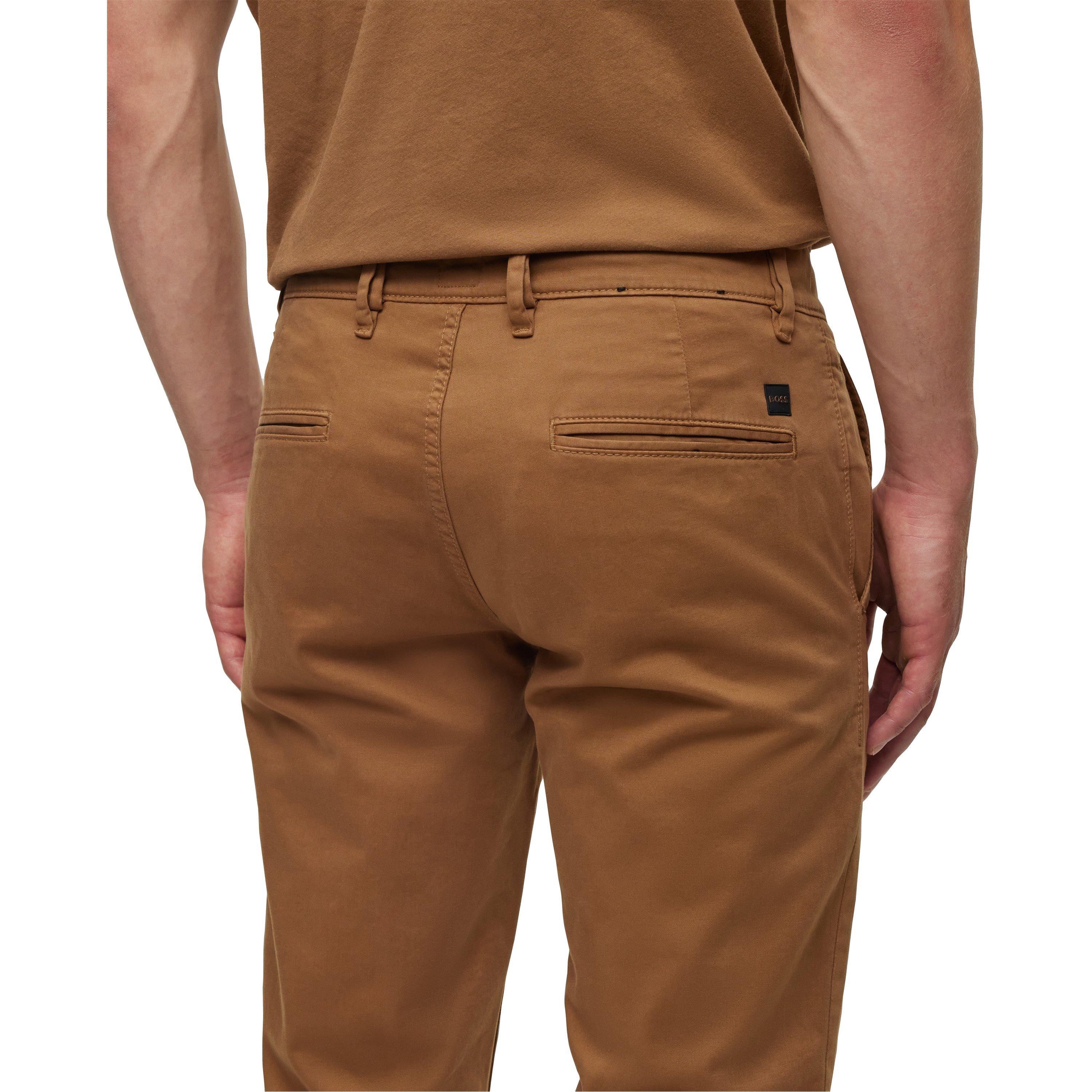 Open Beige - Boss - Men's Schino Slim D Chinos - 4