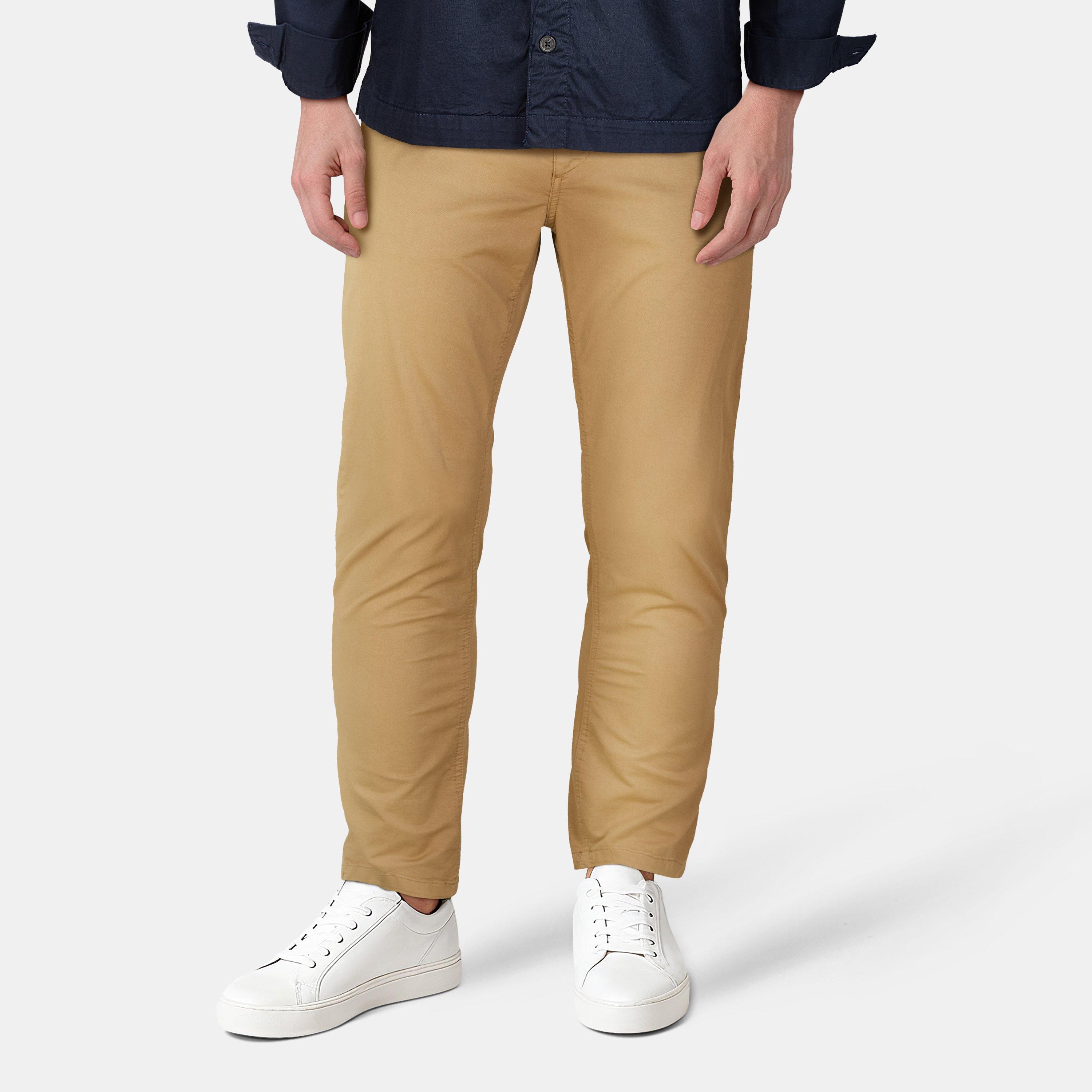 Beige W2103 - Lyle and Scott - Men's Anfield Chinos - 3