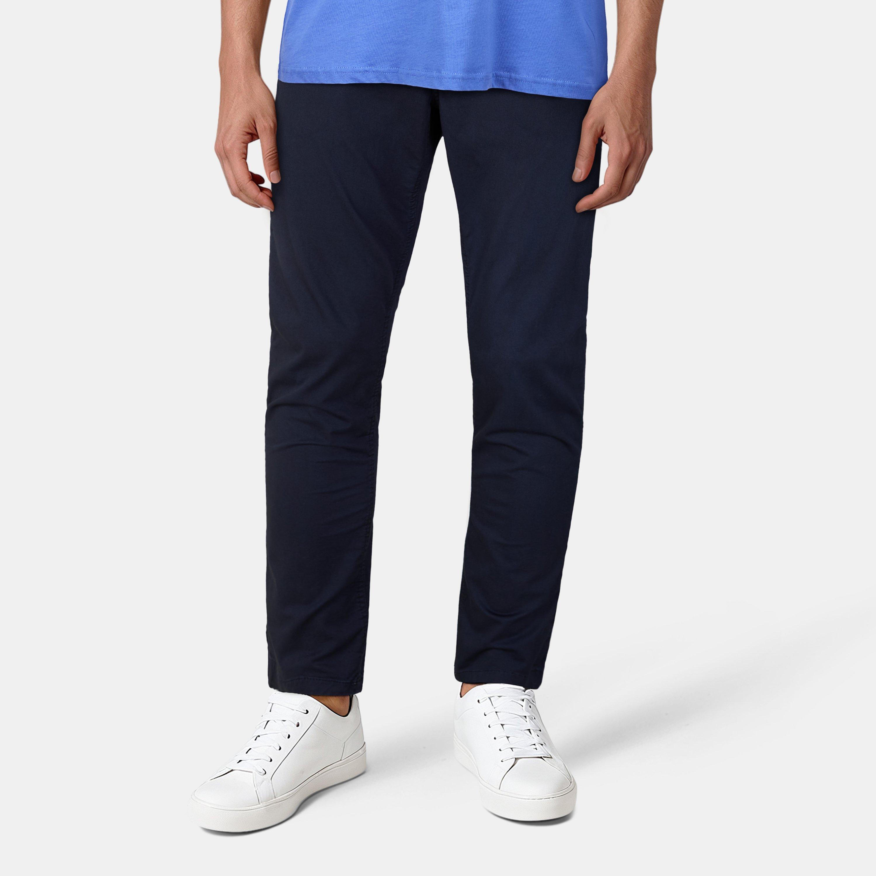 Dark Navy Z271 - Lyle and Scott - Men's Anfield Chinos - 3