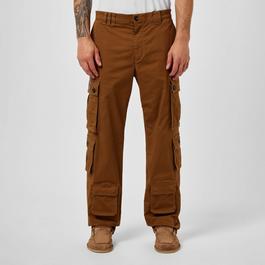 Dolce and Gabbana Logo Patch Cargo Trousers