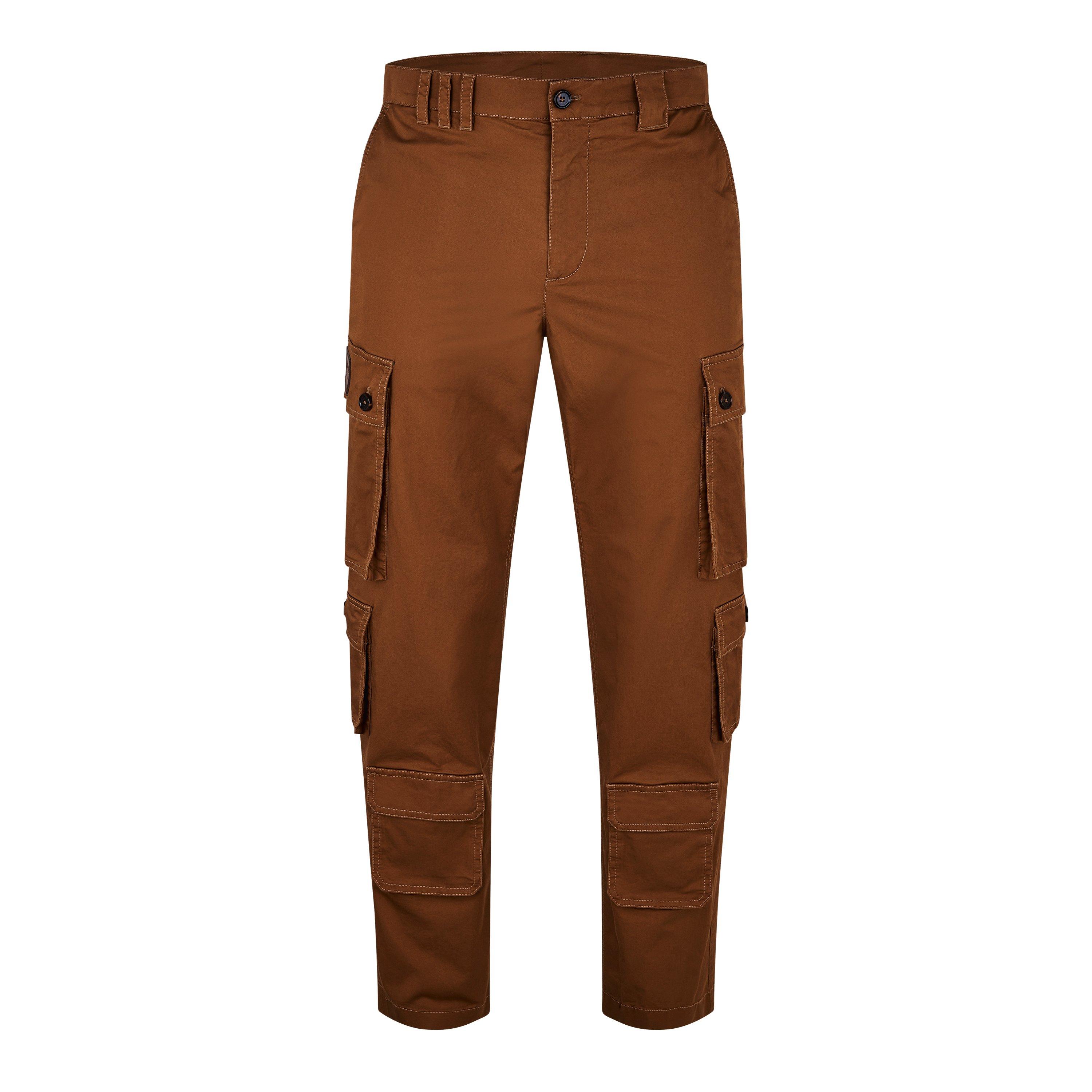 Nut - Dolce and Gabbana - Logo Patch Cargo Trousers - 5